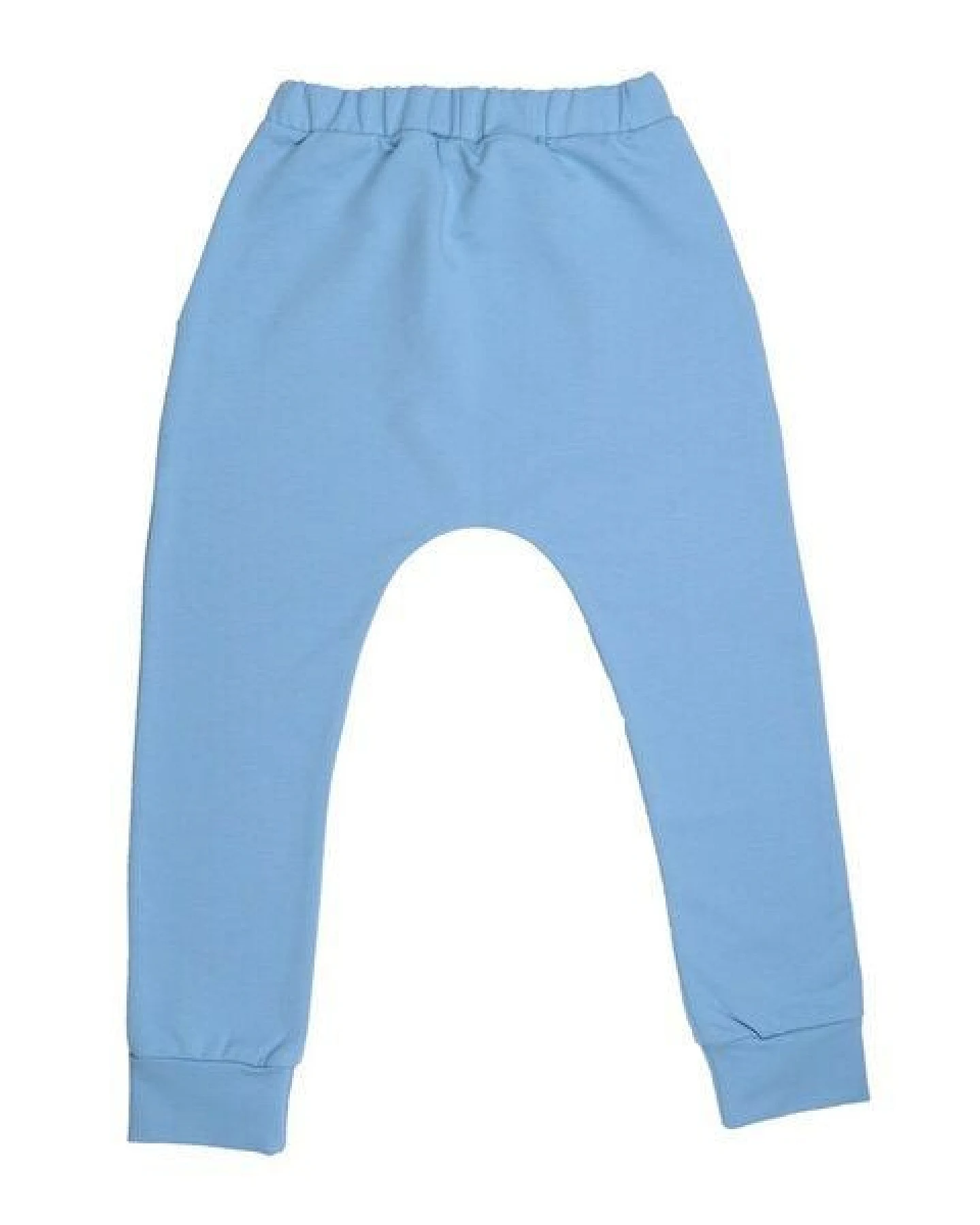 Kinder Jogginghose GOTS zertifiziert Bio-Baumwolle, Hellblau, Walkiddy – Ansicht 3