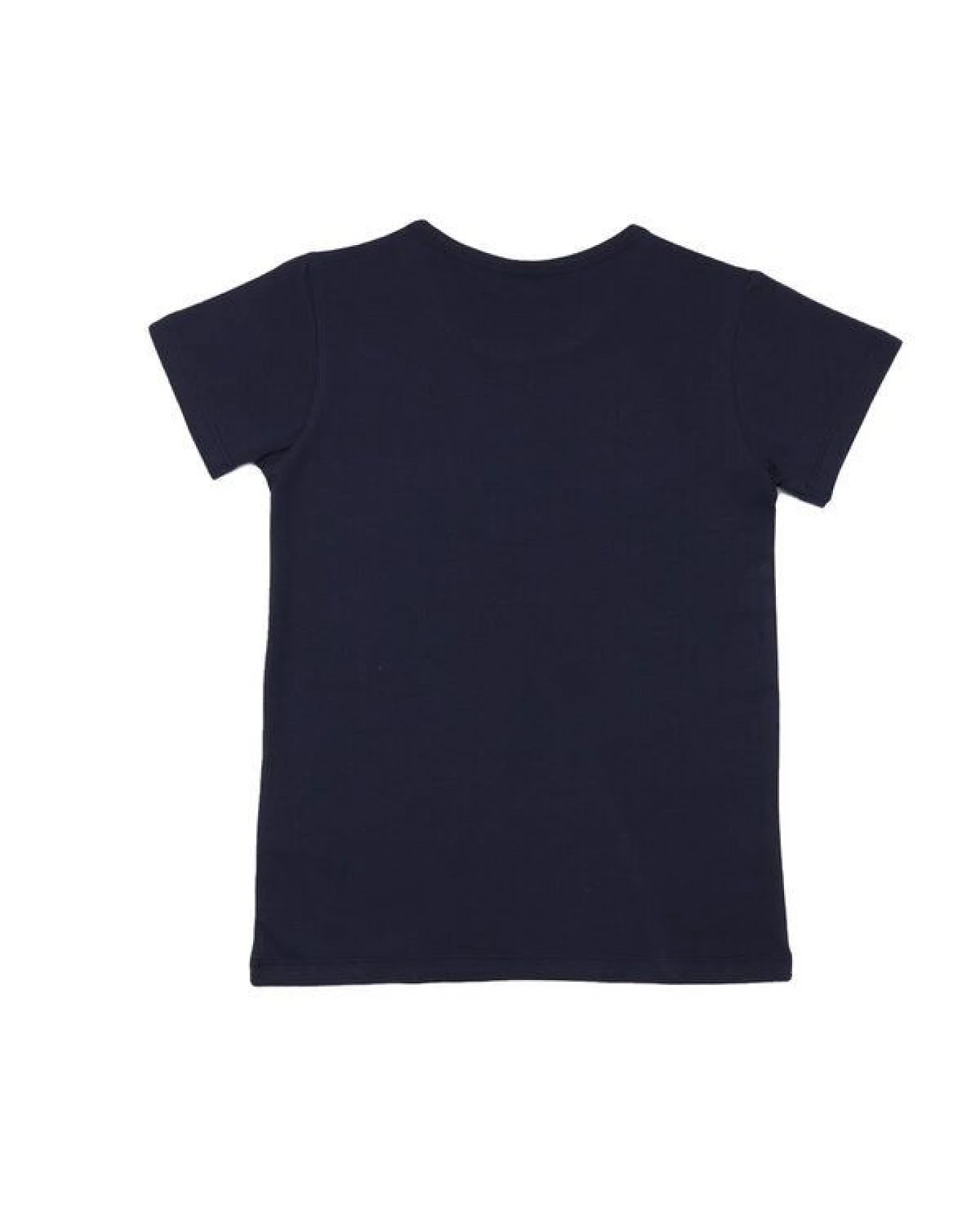 Kinder T-Shirt GOTS zertifiziert Bio-Baumwolle Dunkelblau Froschmotiv Kurzarm – Walkiddy – Ansicht 3