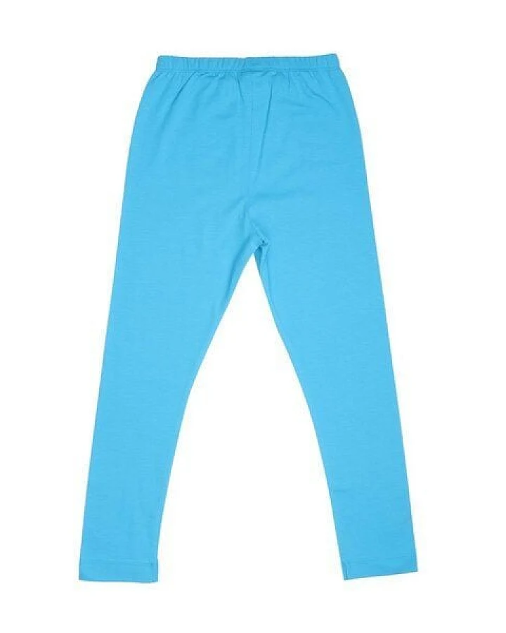 Walkiddy Nachhaltige Turquoise Blau Leggings - Umweltfreundlich und Allergikerfreundlich – GOTS zertifiziert