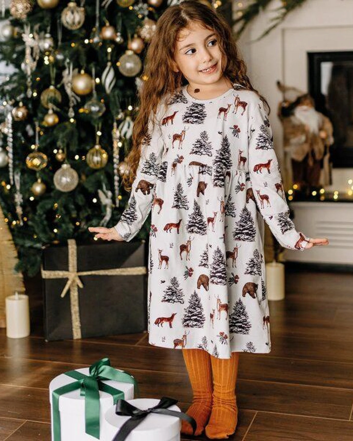 Kinder Strumpfhose Bio-Baumwolle Braun Walkiddy, GOTS zertifizierte, weiche und blickdichte Feinstrumpfhose für Babys und Kleinkinder, elastischer Bund, hautfreundlich, ideal unter Kleidern, Röcken oder als extra Lage an kühlen Tagen – Ansicht 3