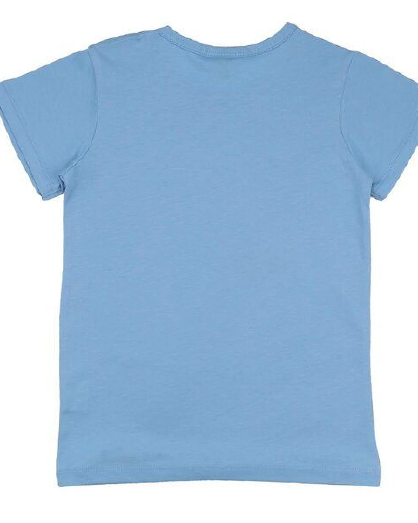 Kinder T-Shirt GOTS zertifiziert Bio-Baumwolle Hellblau Wal-Motiv „Whaley’s Song“ Kurzarm weich – Walkiddy – Ansicht 3