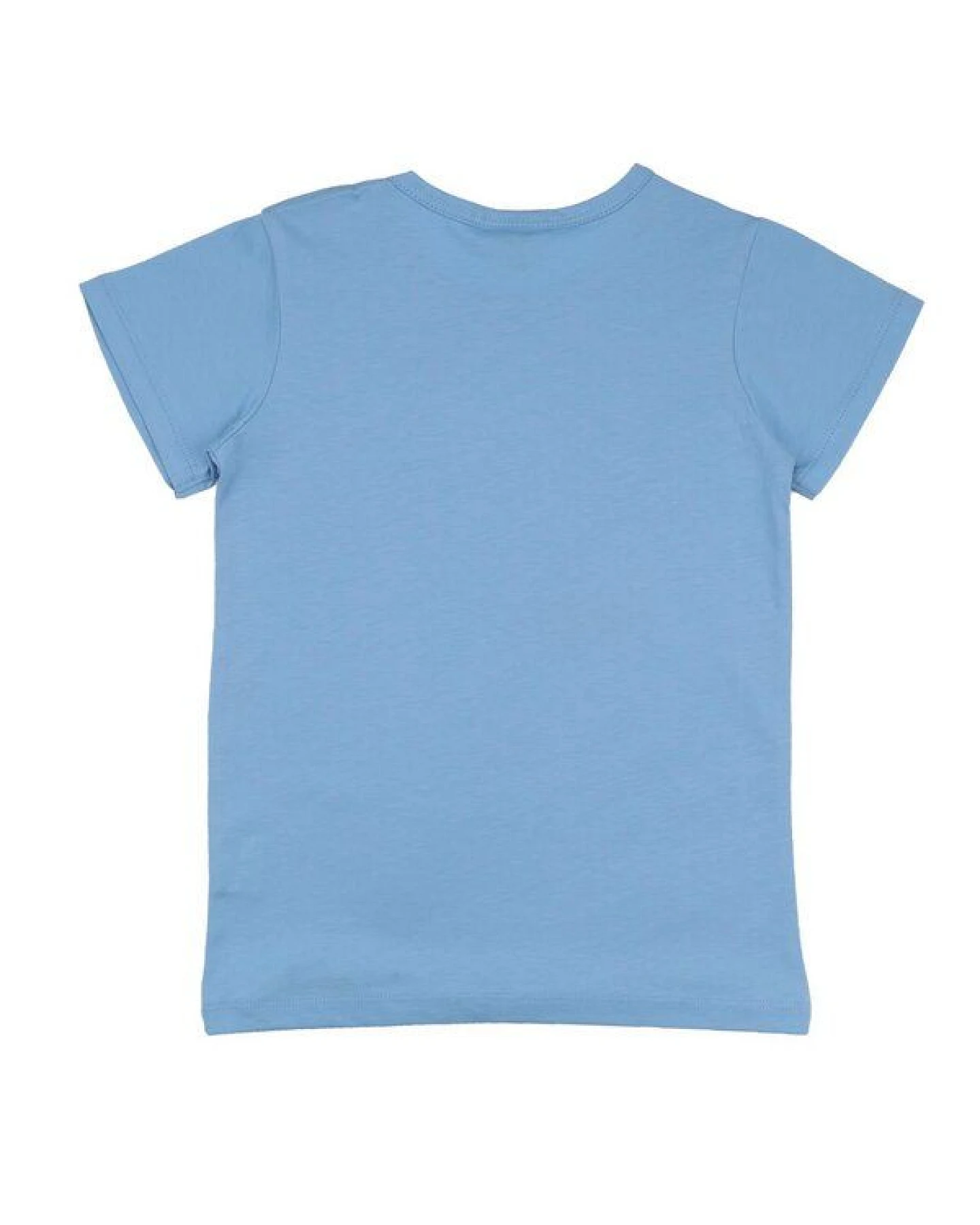 Kinder T-Shirt GOTS zertifiziert Bio-Baumwolle Hellblau Wal-Motiv „Whaley’s Song“ Kurzarm weich – Walkiddy – Ansicht 3
