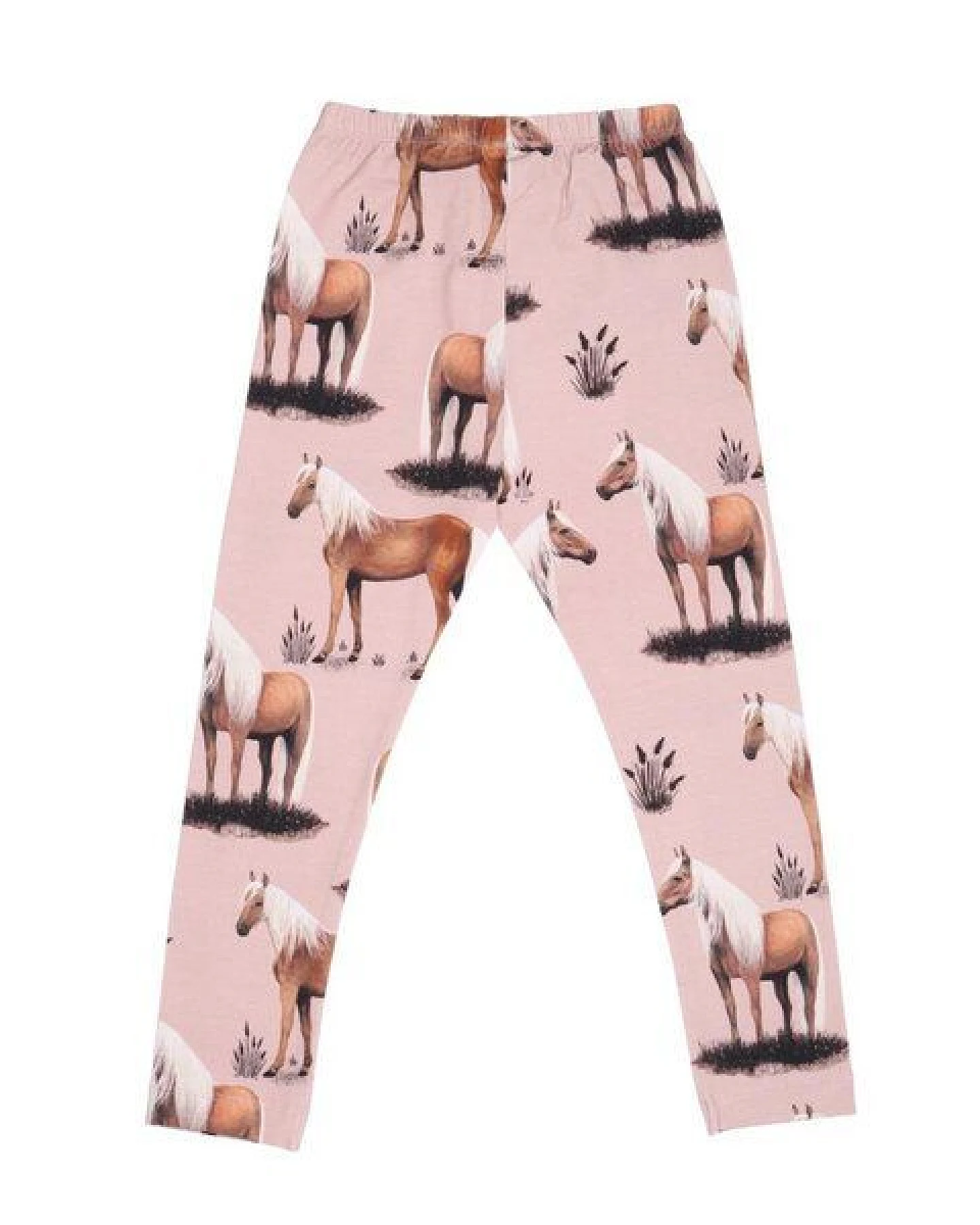 Walkiddy Beauty Horses - Nachhaltige Rosa Leggings, Umweltfreundlich & Stilvoll – GOTS zertifiziert – Ansicht 3