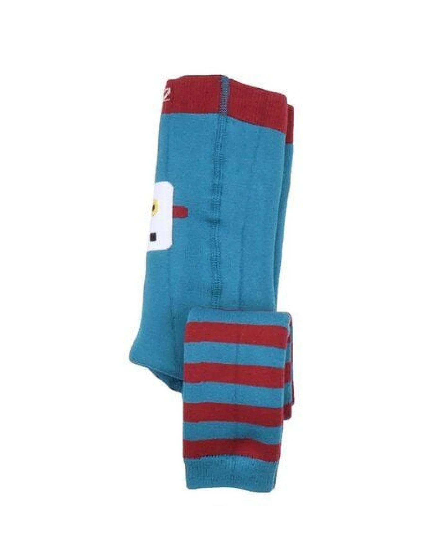 Leggings Blau Roboter-Allover Bio-Baumwolle GOTS – Walkiddy – Ansicht 2