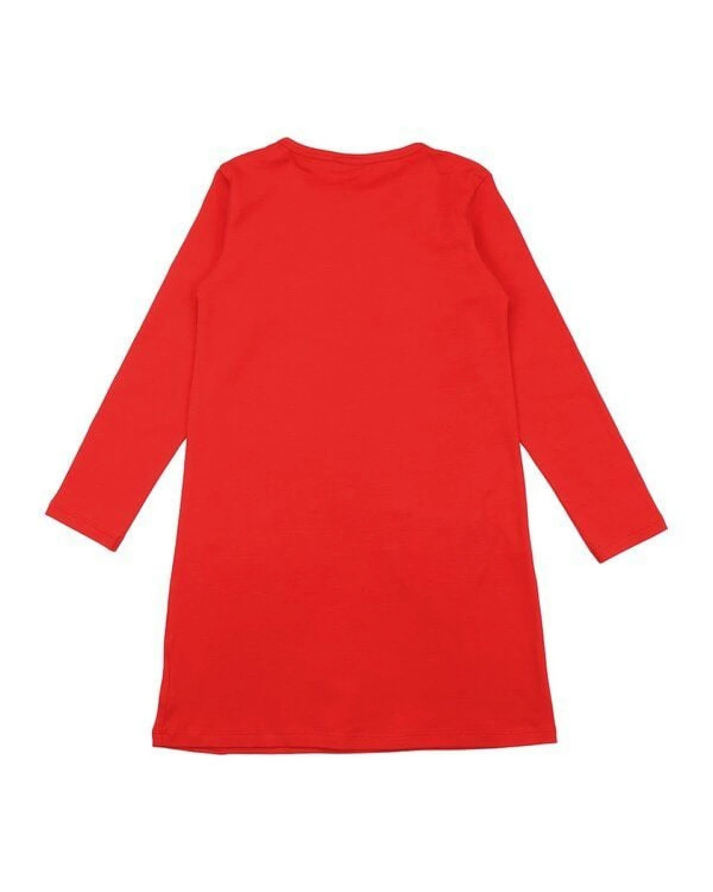 Baby Langarmkleid Bio-Baumwolle Birds of the Rainforest Rot Walkiddy, GOTS-zertifiziert, vegan, weiche Jersey Tunika für empfindliche Kinderhaut, nachhaltiges Kleid für Alltag, Kindergarten & besondere Anlässe – Ansicht 4
