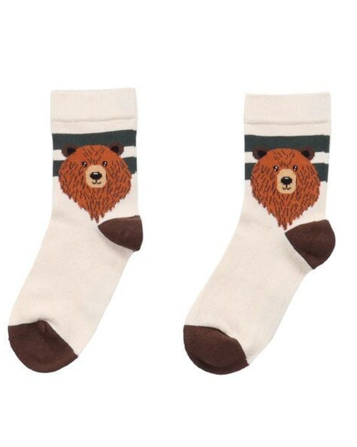Kinder Socken Baby Bears Naturtöne – Walkiddy, GOTS Bio-Baumwolle, weiche nahtarme Strümpfe für empfindliche Kinderfüße, Alltag & Geschenk – Ansicht 4