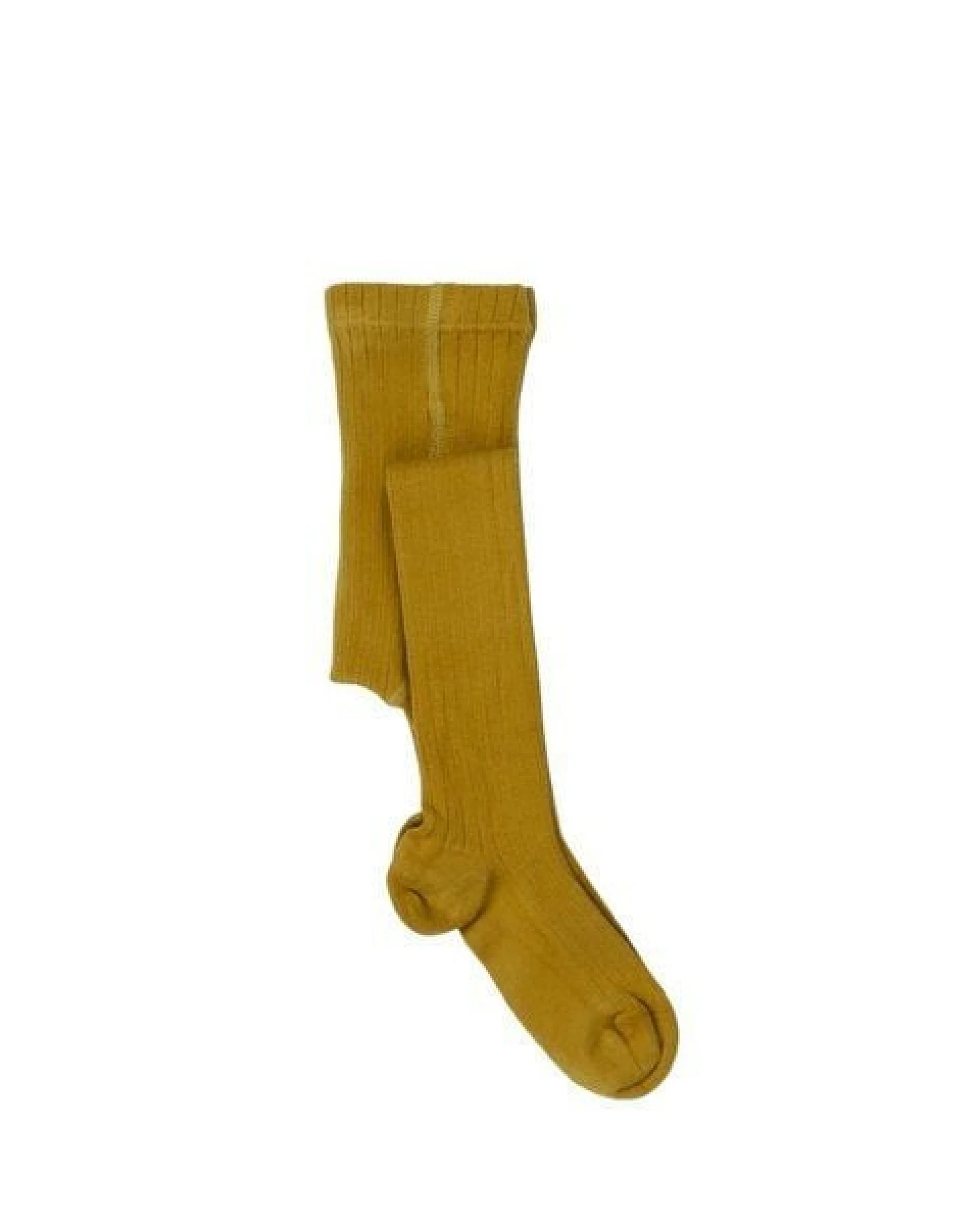 Baby Strumpfhose curry-gelb – Walkiddy, GOTS-zertifizierte Bio-Baumwolle, weiche Strumpfhose aus 90% Bio-Baumwolle 2% Elasthan, farbenfrohe nachhaltige Baby-Tights für Herbst, Winter, Kita-Alltag und fröhliche Layer-Looks – Ansicht 2