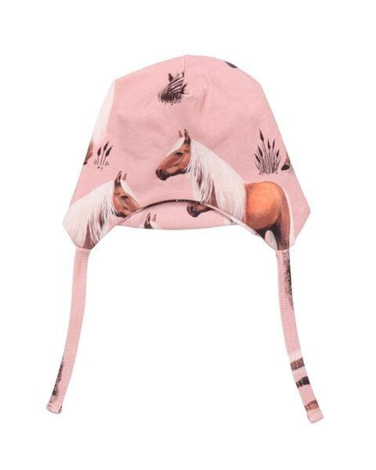 Walkiddy Beauty Horses Rosa Mütze - Nachhaltige, Umweltfreundliche Mode für Tierschutz – GOTS zertifiziert – Ansicht 2