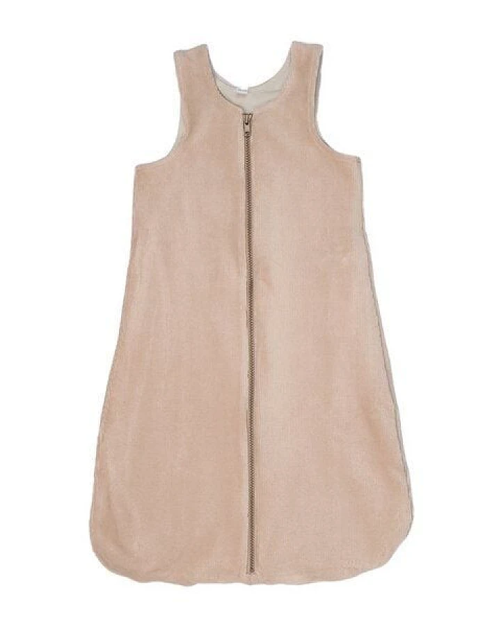 Baby Schlafsack GOTS zertifiziert Bio-Baumwolle, Beige, Walkiddy