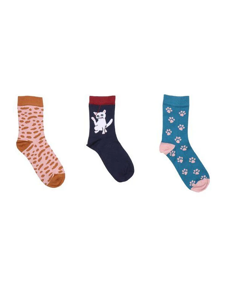 Baby & Kinder Socken GOTS zertifiziert Bio-Baumwolle Katzenmotive weich elastisch – Walkiddy