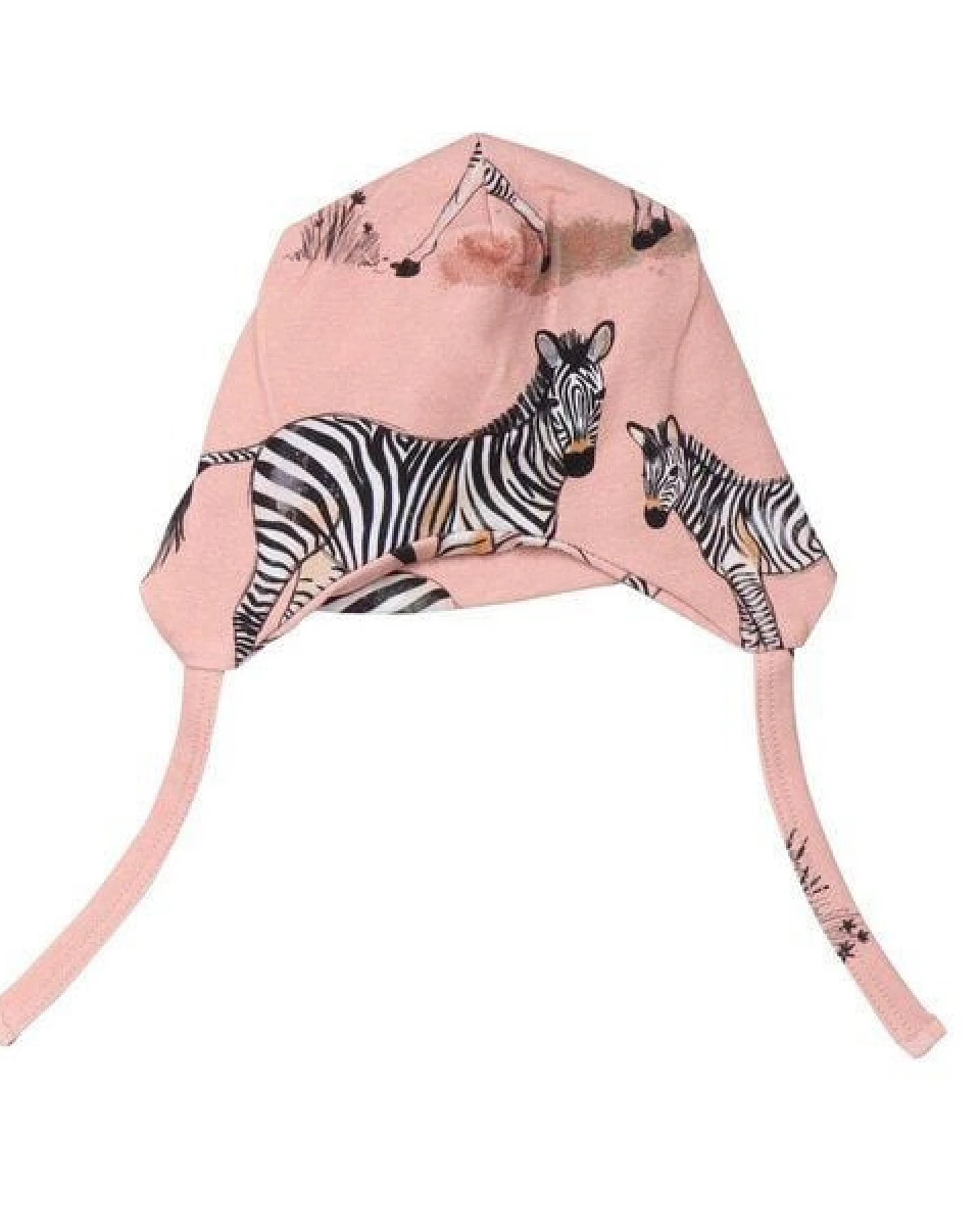 Walkiddy Zebra Family Mütze - Rosa, Nachhaltige und Allergikerfreundliche Kinderkopfbedeckung – GOTS zertifiziert – Ansicht 2
