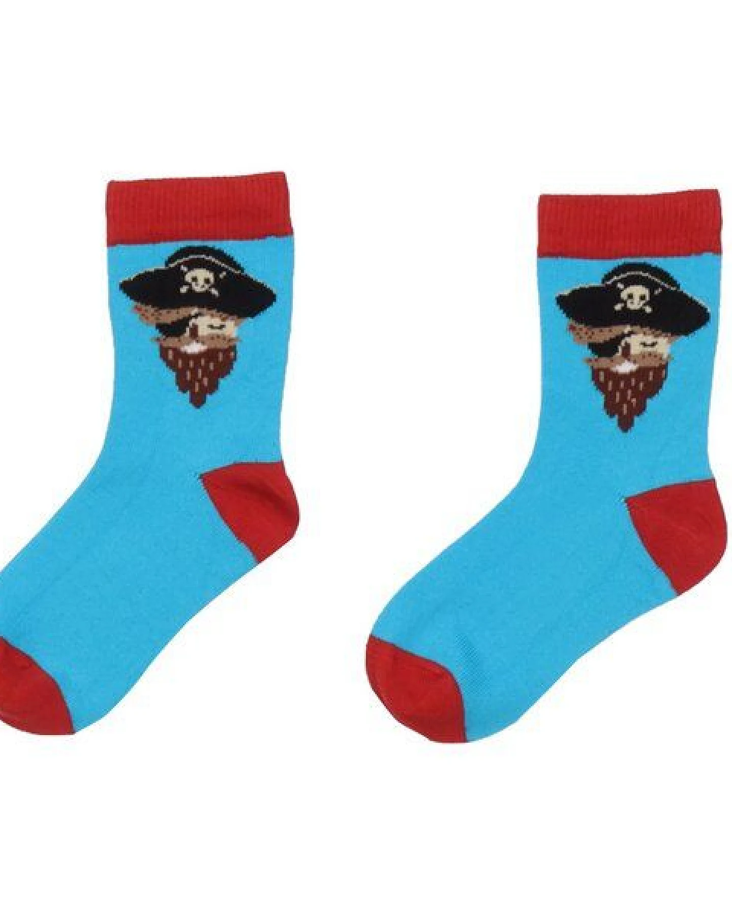 Walkiddy Nachhaltige Piratenschiff-Socken, Dunkelblau, Allergikerfreundlich & Umweltbewusst – GOTS zertifiziert – Ansicht 2