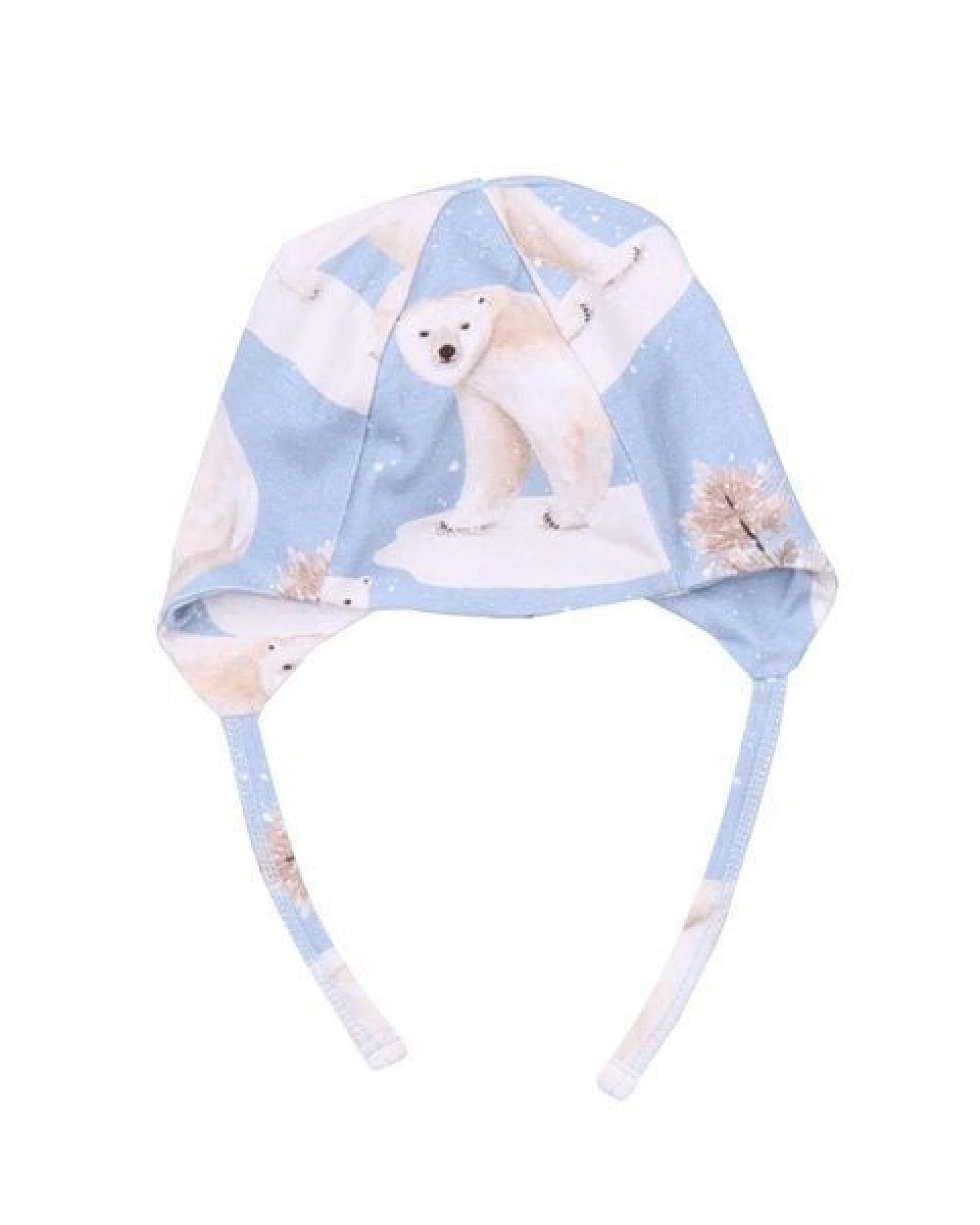 Walkiddy Umweltfreundliche Polar Bear Family Mütze - Blau, Nachhaltige & Allergikerfreundliche Mode – GOTS zertifiziert – Ansicht 3