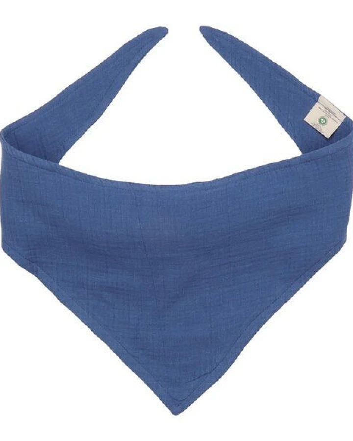 Baby Dreieckstuch GOTS-zertifiziert aus Bio-Baumwolle himmelblau – Walkiddy