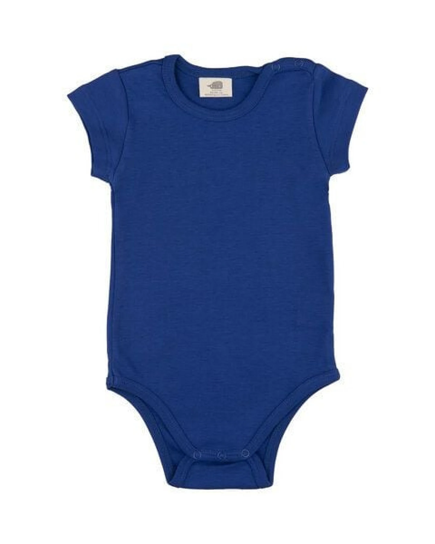 Baby Kurzarmbody GOTS zertifiziert – Hellblau, schlicht & bequem, weich auf der Haut – Ansicht 3