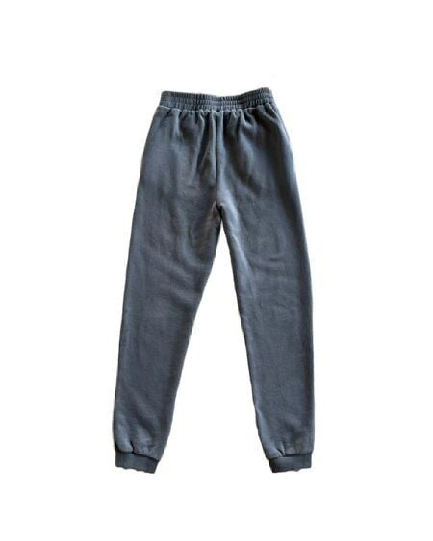 PETER JO Hose Eddy Midnight Grey - Bio-Baumwoll-Fleece – Ansicht 4