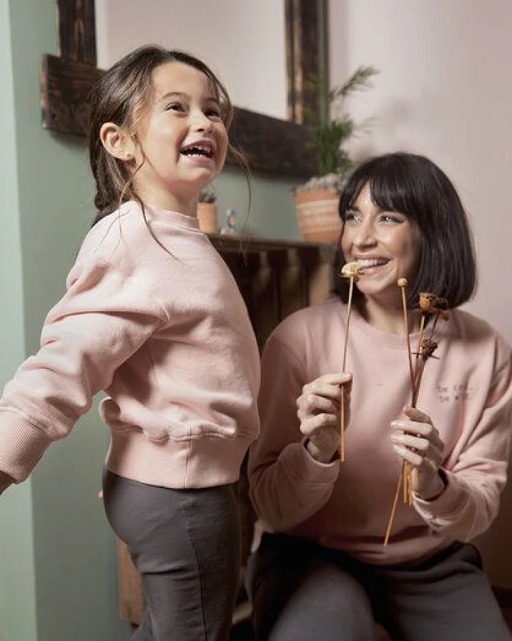 PETER JO Sweatshirt Bass Pink Kinder