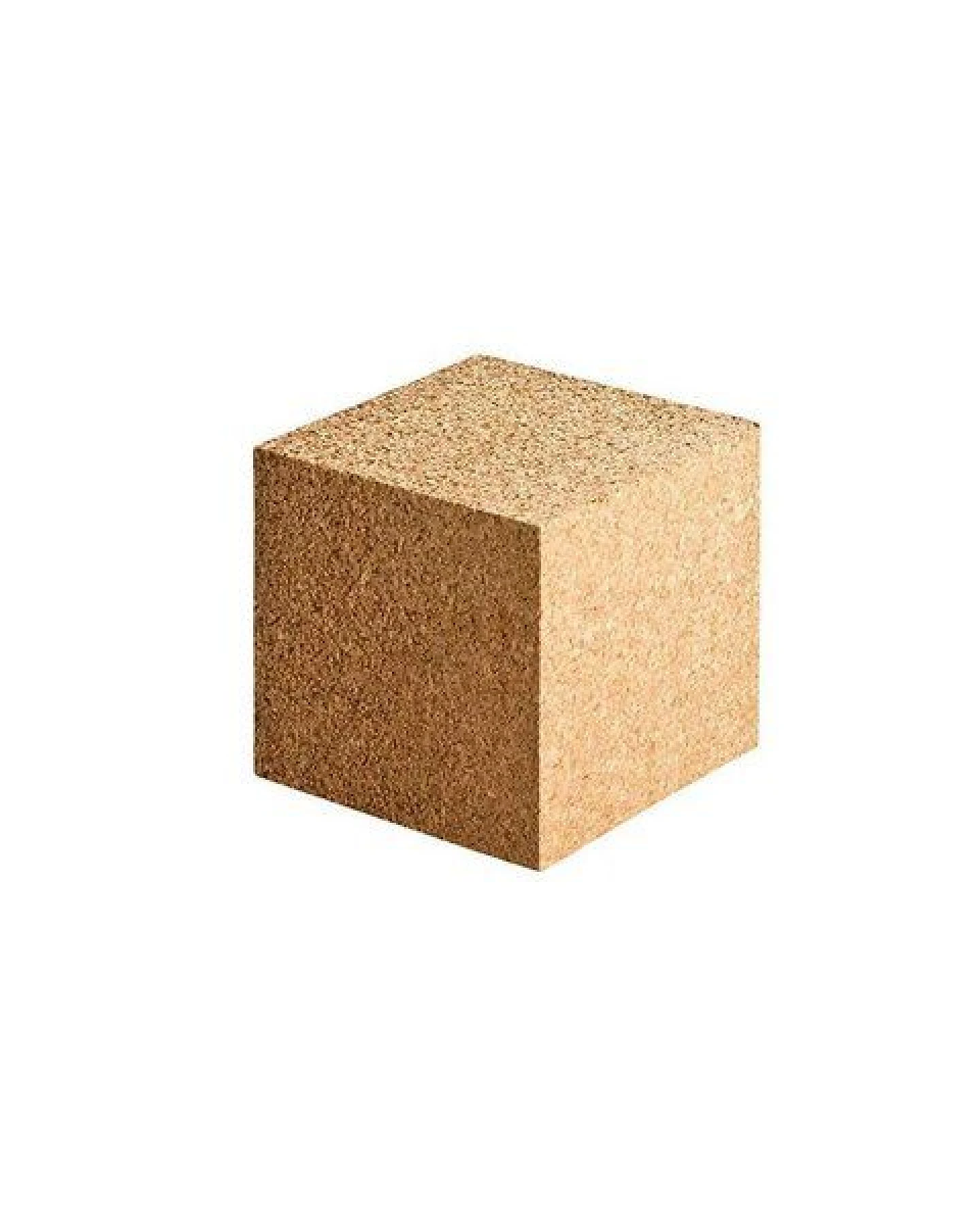 Kork-Deko 3er Set: Korkwürfel Würfel aus Kork - 10 cm x 10 cm x 10 cm - zum Basteln und Spielen - 100% Presskork – Ansicht 2