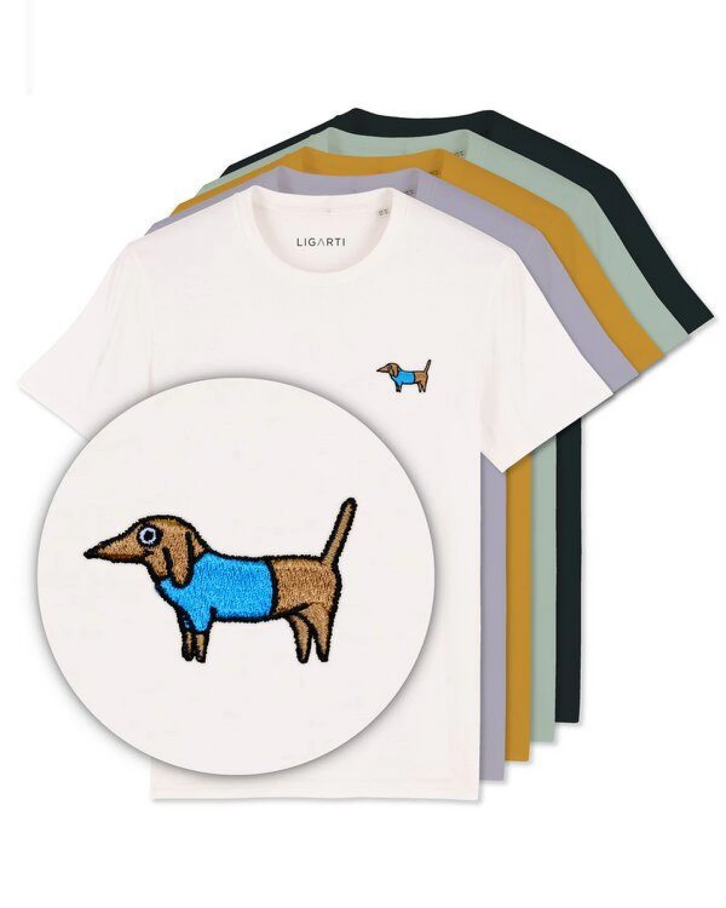 T-Shirt – Steffen – LIGARTI Tiermanufaktur – Ansicht 2