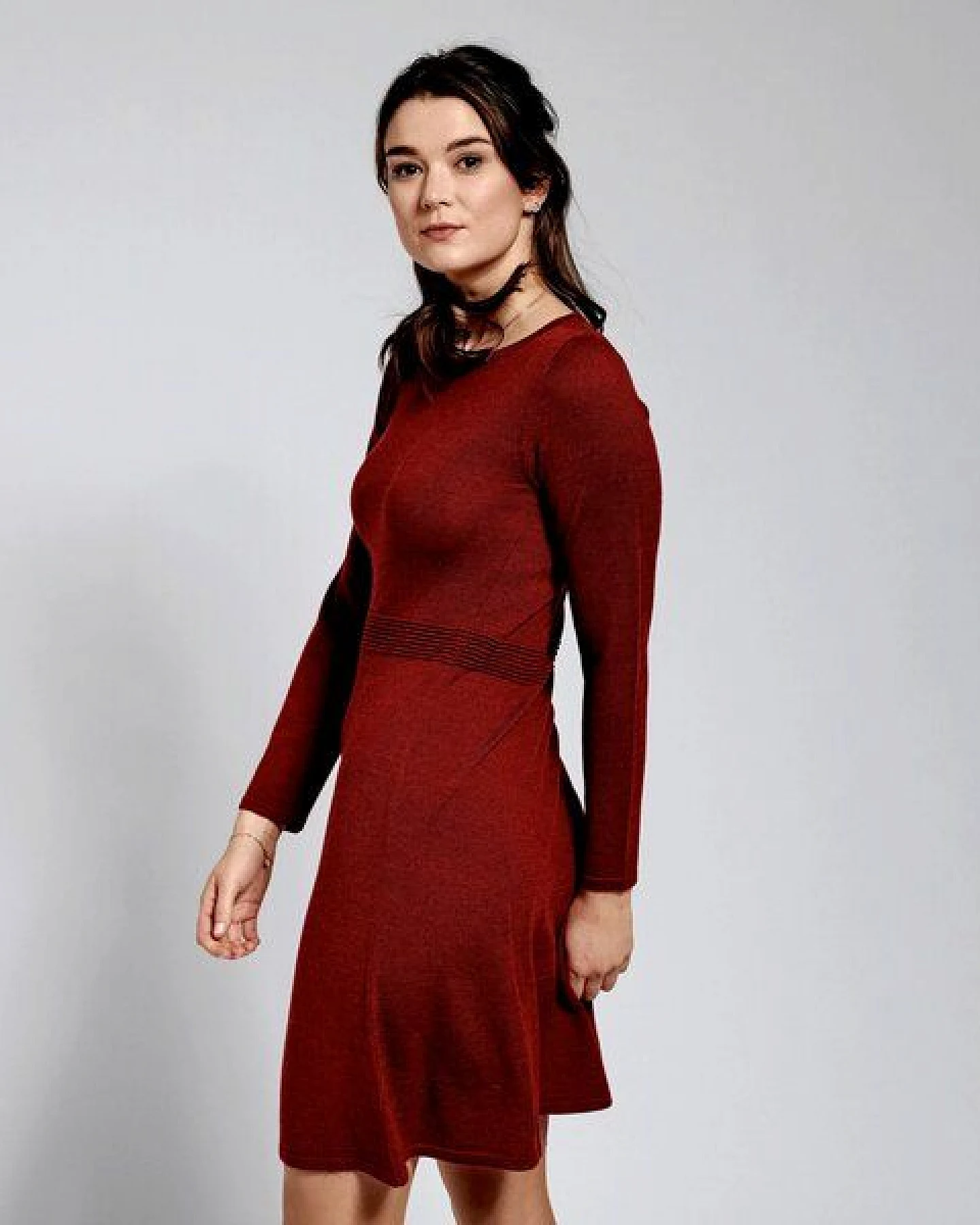 Kokon Zwo Kleid Teilungsrippe 100% Merinowolle (ÖKO TEX) – Ansicht 3
