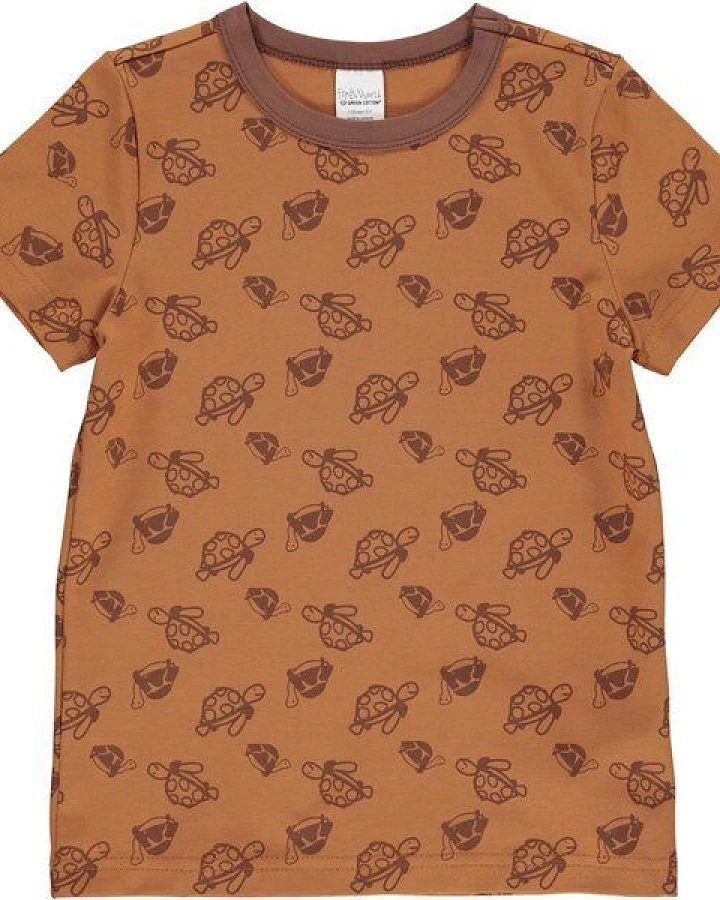 Fred's World by Green Cotton "Green Cotton" Kurzarm - T-Shirt "Schildkröte"