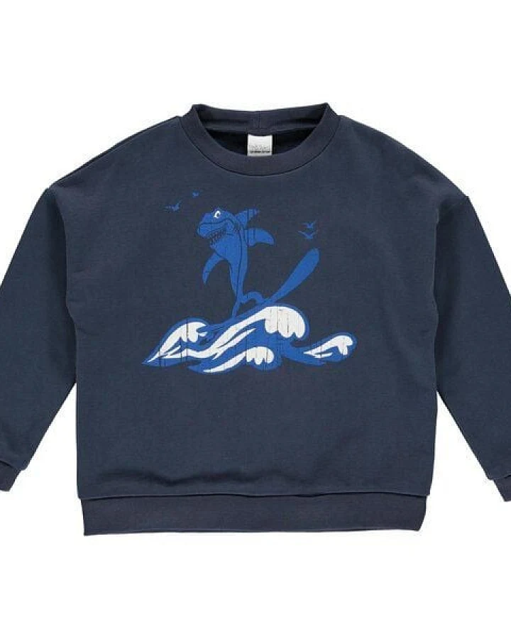 Fred's World by Green Cotton "Green Cotton" Sweatshirt "Shark"