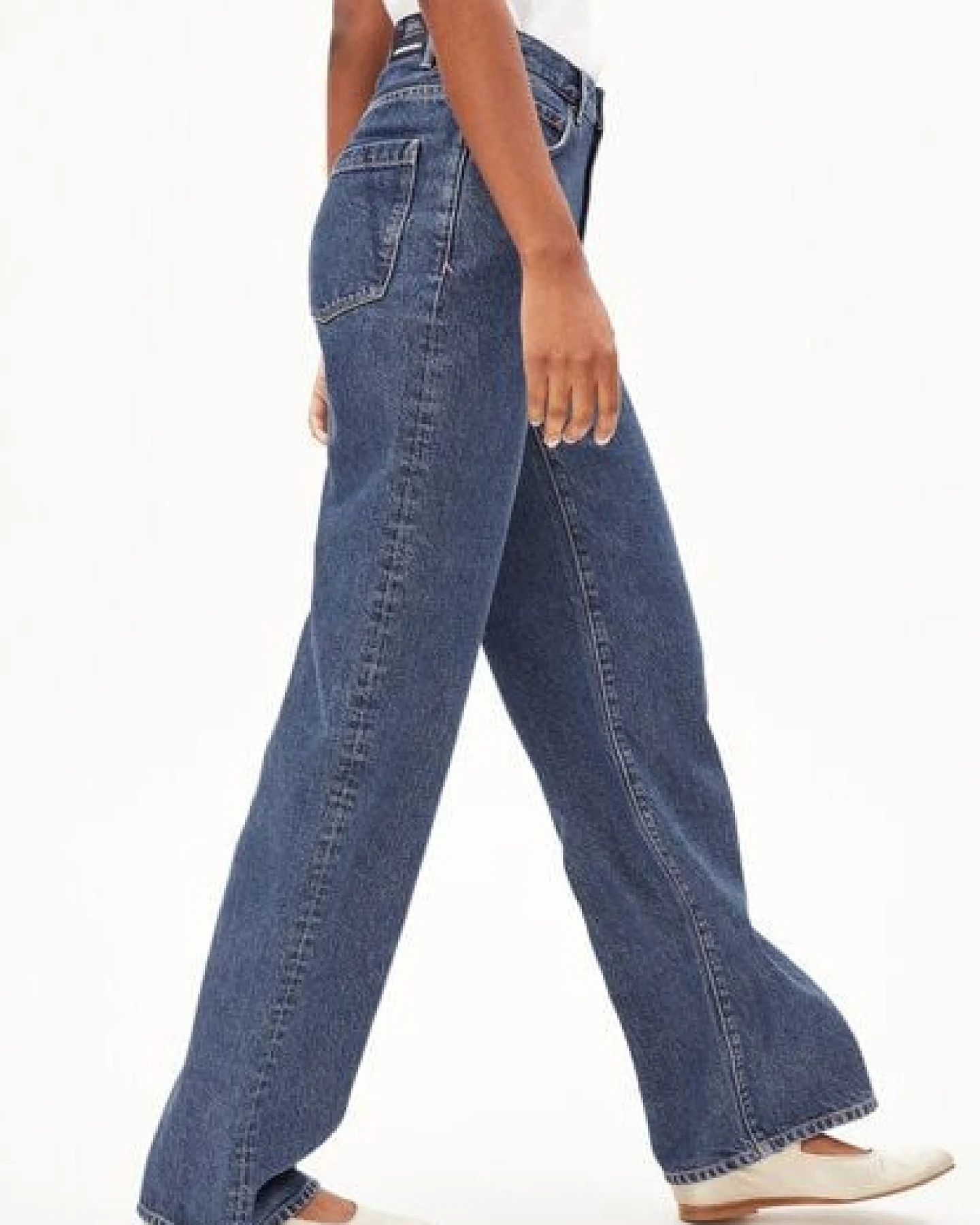 ARMEDANGELS ENIJAA FLOW Damen Wide Jeans TENCEL Lyocell Mix – Ansicht 4
