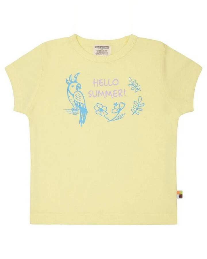 loud + proud Babys & Kinder T-Shirt mit Druckmotiv, GOTS-zertifiziert