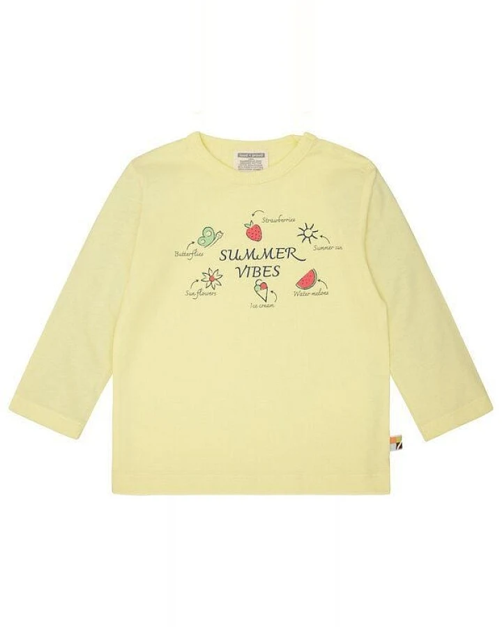 loud + proud Babys & Kinder Shirt mit Druckmotiv, GOTS-zertifiziert