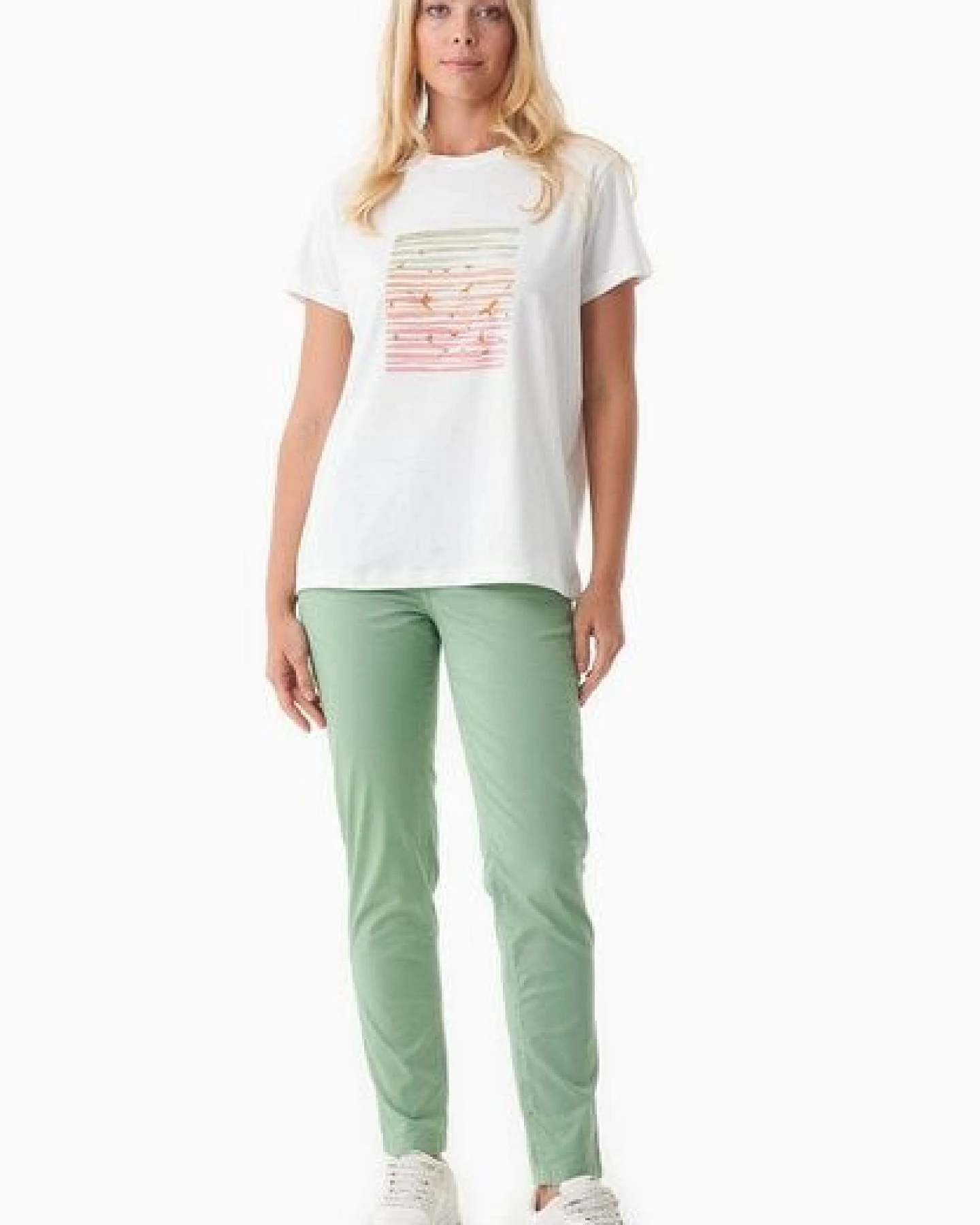 ORGANICATION T-Shirt aus Bio-Baumwolle mit Print – Ansicht 2
