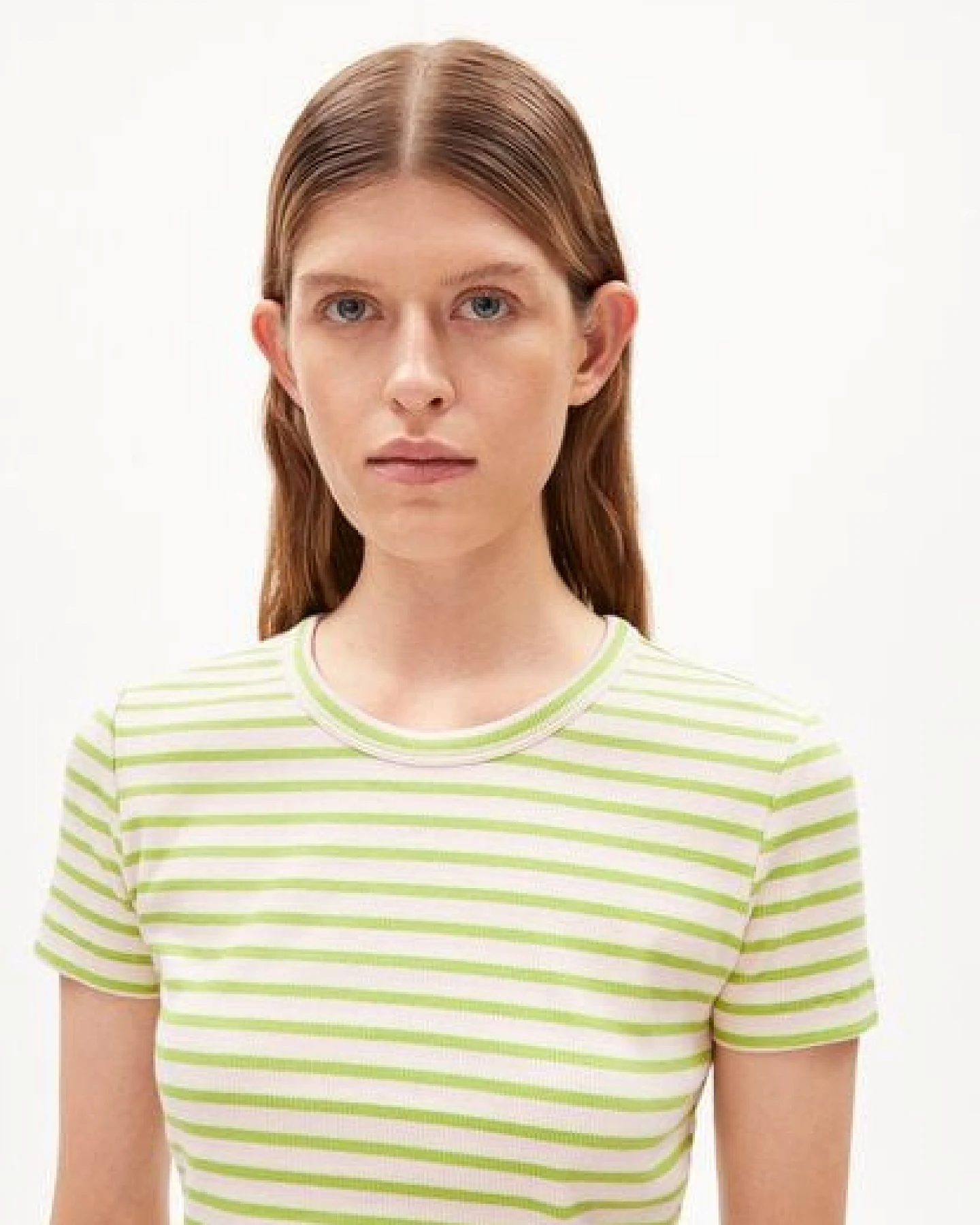 ARMEDANGELS KARDAA STRIPES Damen Ripp-T-Shirt Regular Fit aus Bio-Baumwoll Mix – Ansicht 3