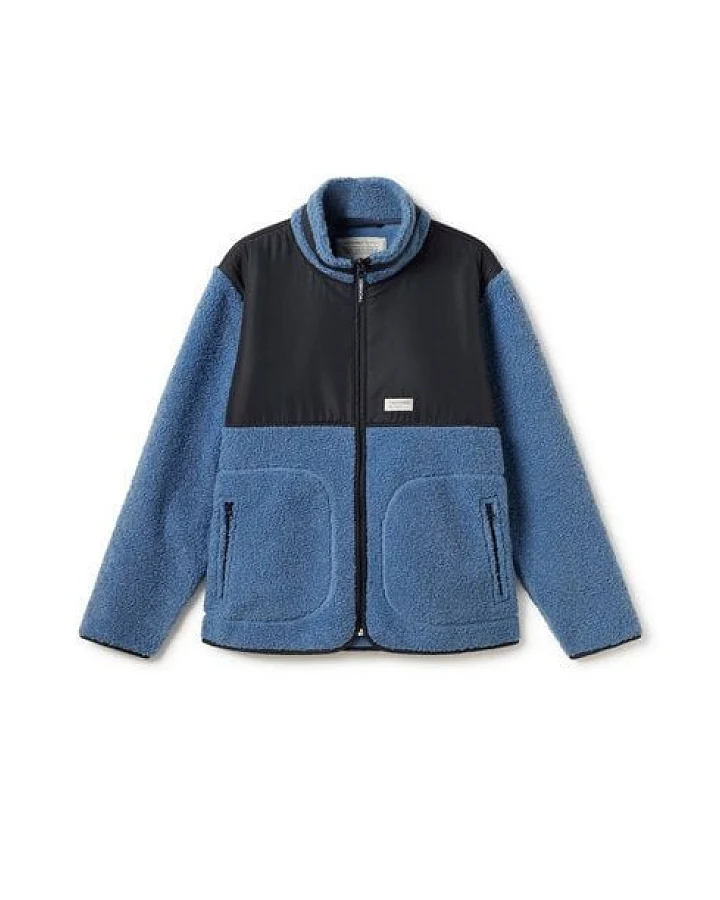 TWOTHIRDS Vegane Sherpa-Jacke TORNEY aus recyceltem Polyester