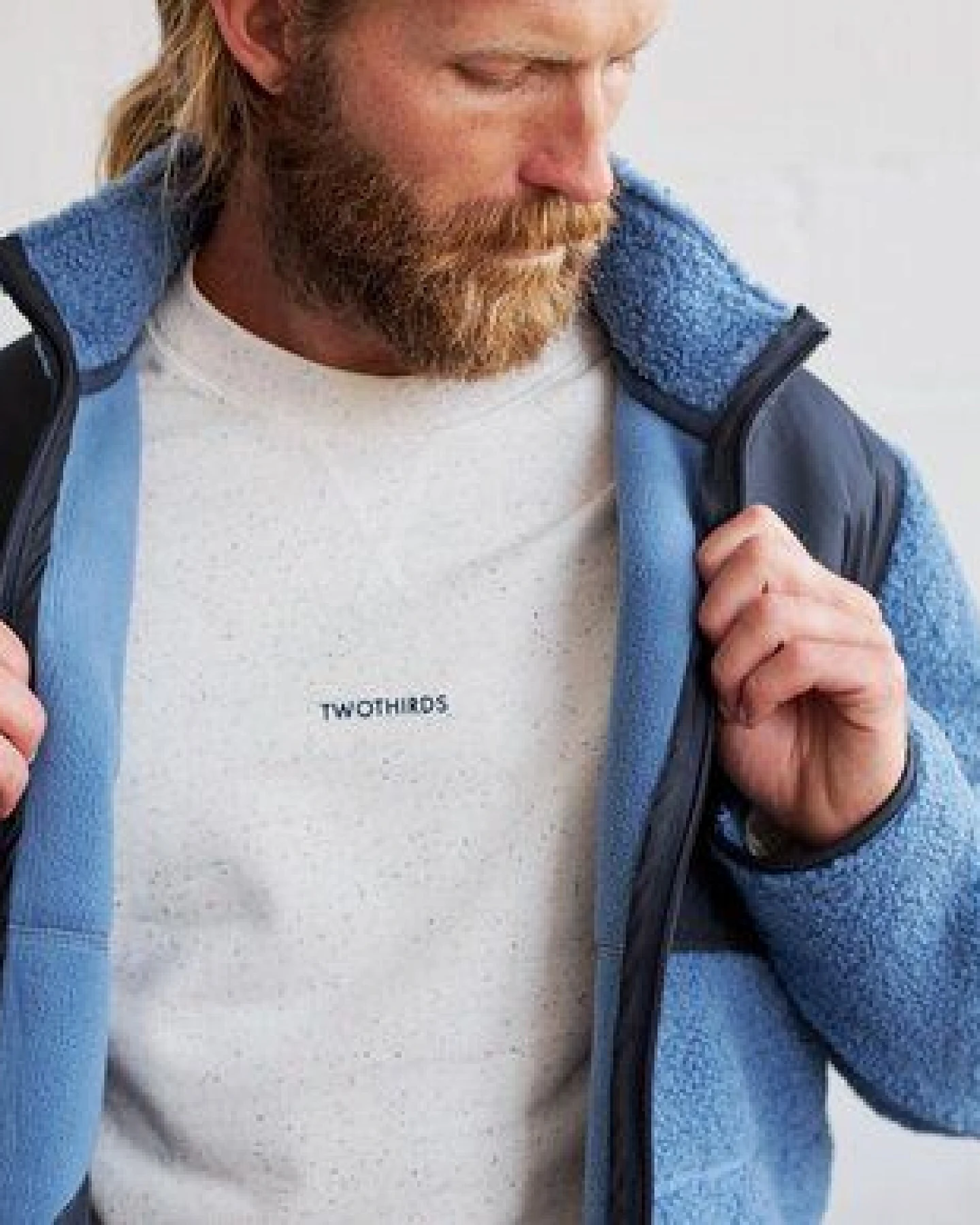 TWOTHIRDS Vegane Sherpa-Jacke TORNEY aus recyceltem Polyester – Ansicht 2