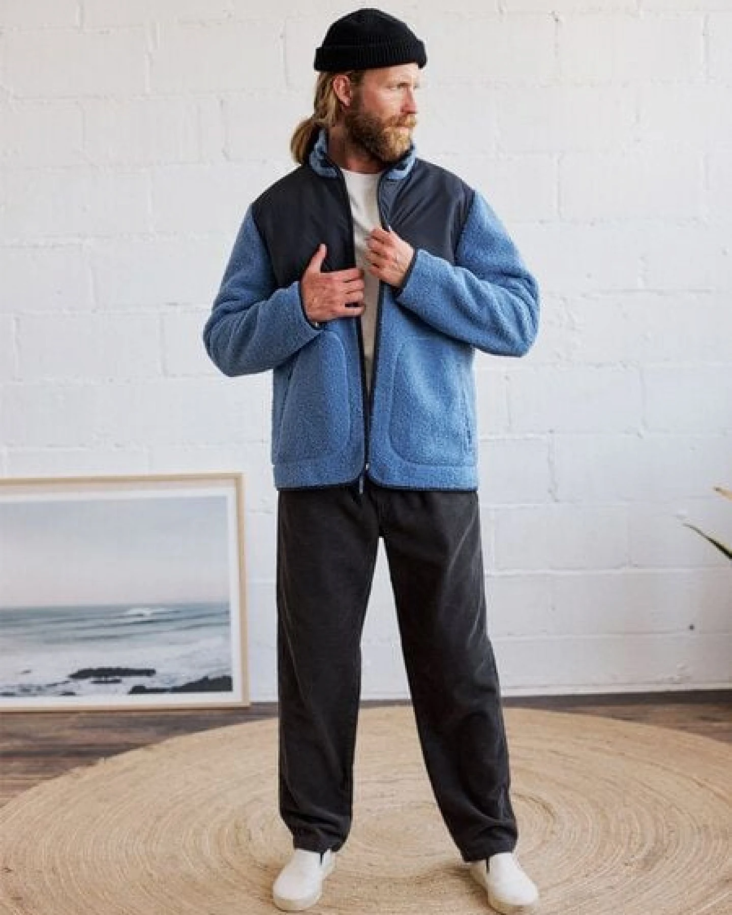TWOTHIRDS Vegane Sherpa-Jacke TORNEY aus recyceltem Polyester – Ansicht 4