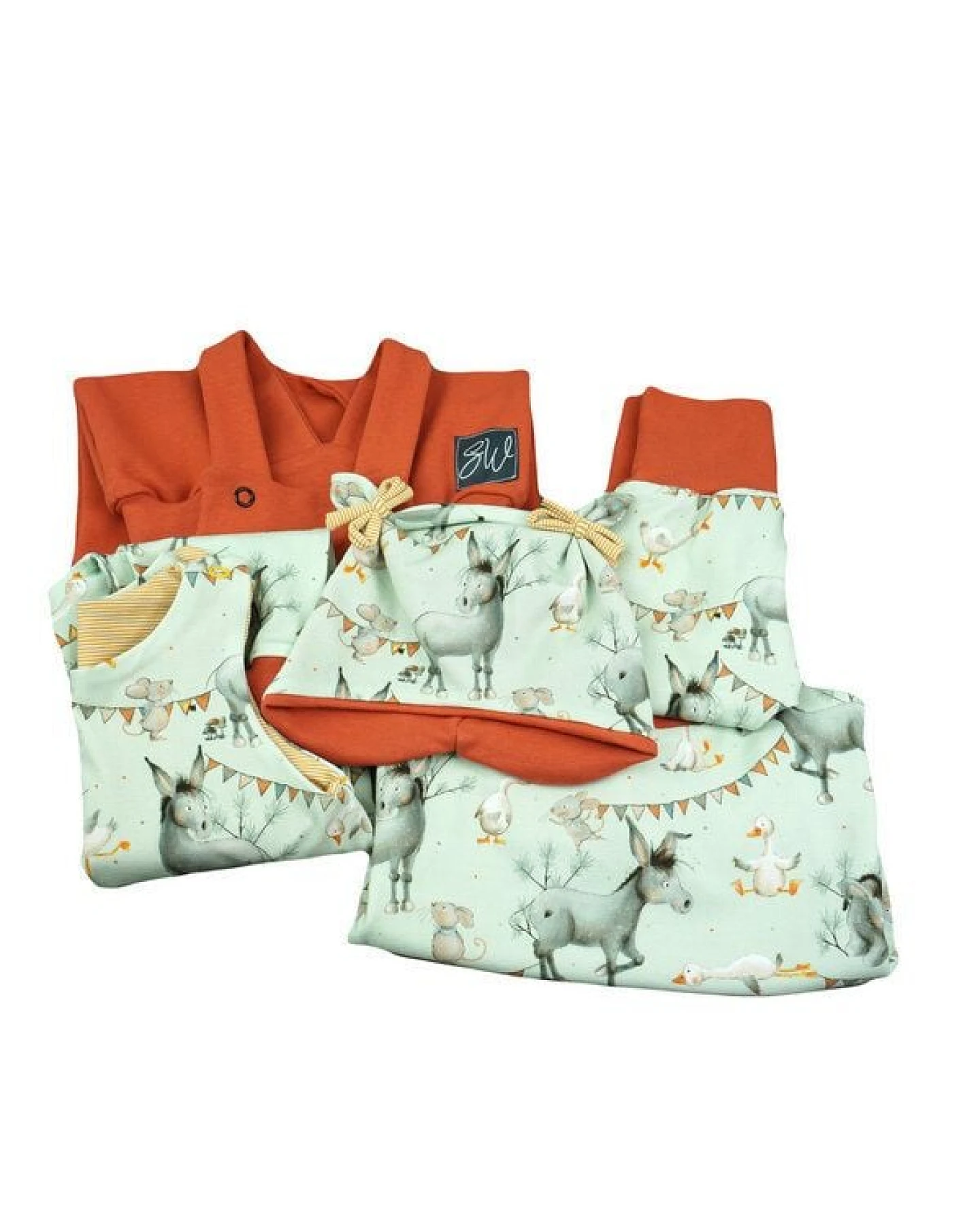 Sternchenwolke BIO Latzhose "Copper" – Ansicht 3