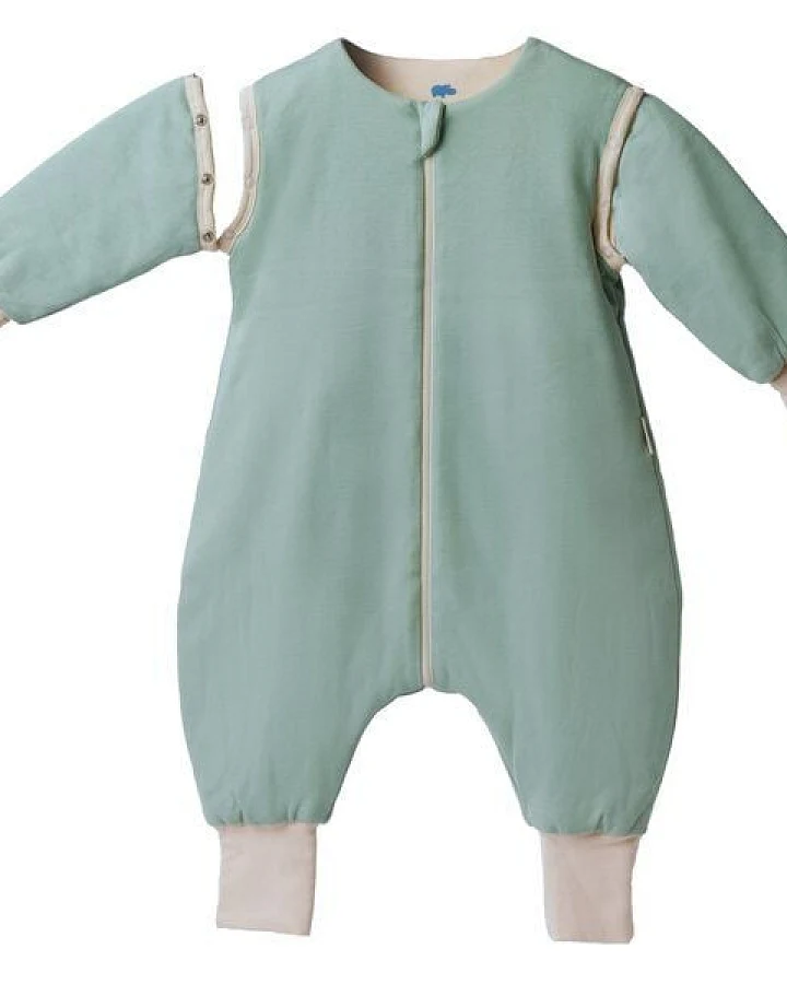 Mababu 2.5 TOG Ganzjahres Baby Schlafsack mit Füßen & abnehmbaren Ärmeln