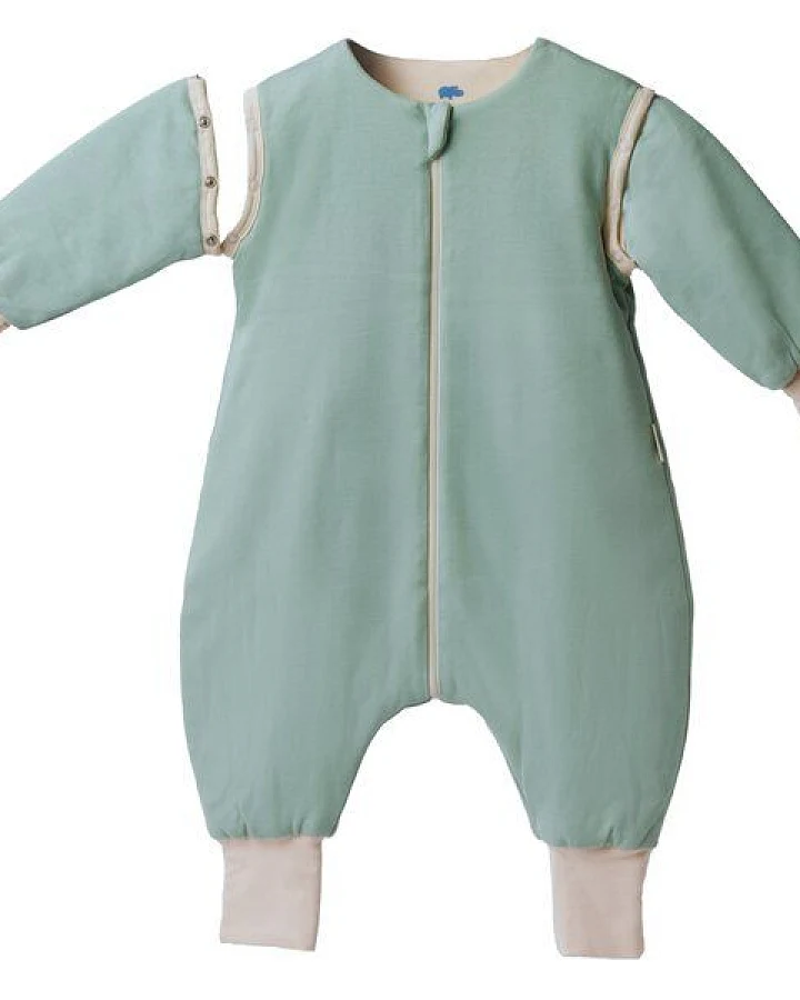 Mababu 2.5 TOG Ganzjahres Baby Schlafsack mit Füßen & abnehmbaren Ärmeln