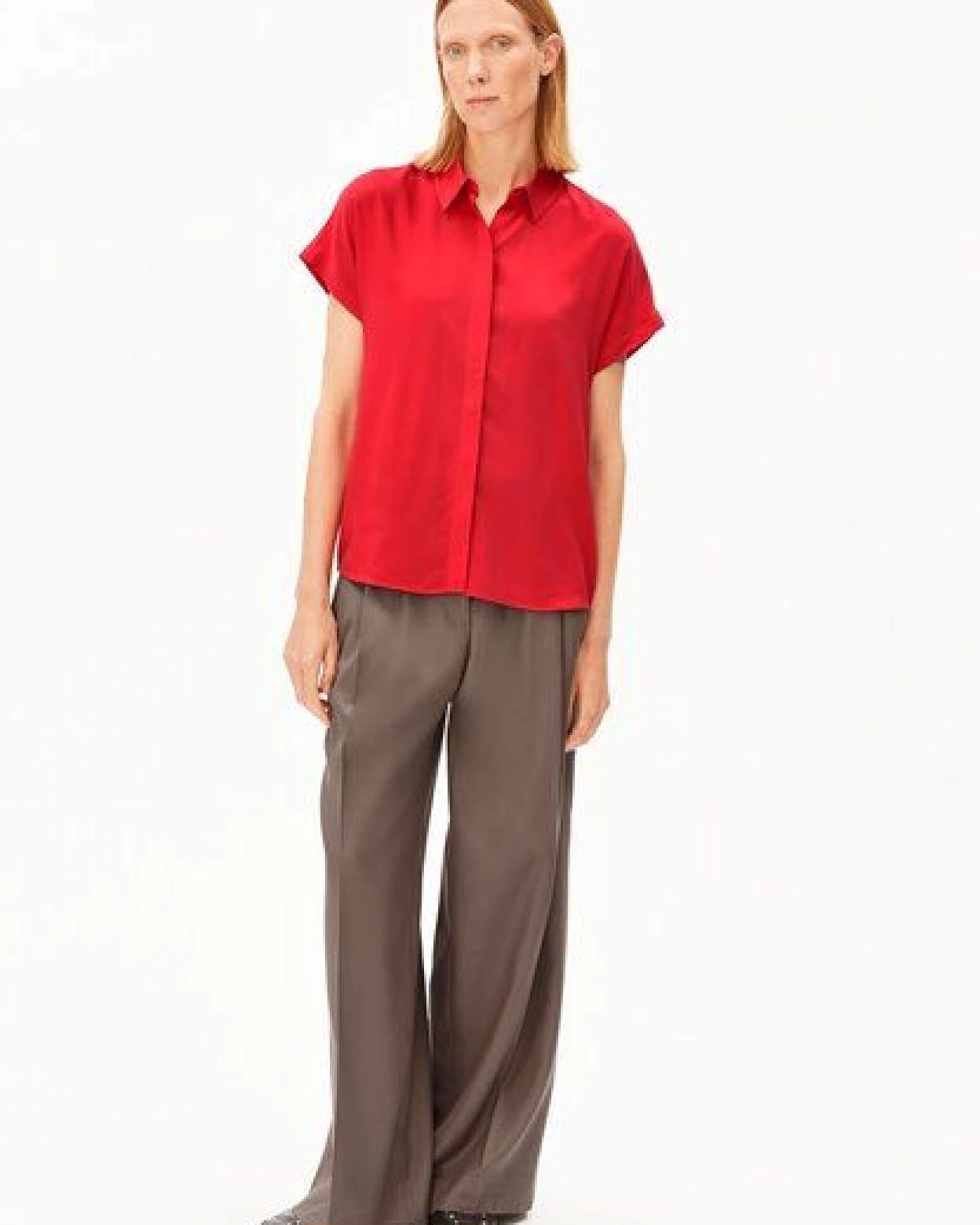 ARMEDANGELS LARISAANA Damen Bluse aus LENZING ECOVERO Viskose – Ansicht 4