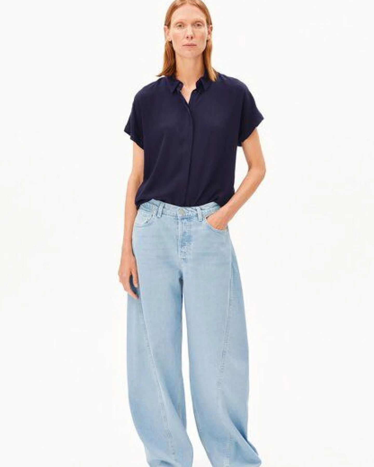 ARMEDANGELS LARISAANA Damen Bluse aus LENZING ECOVERO Viskose – Ansicht 4