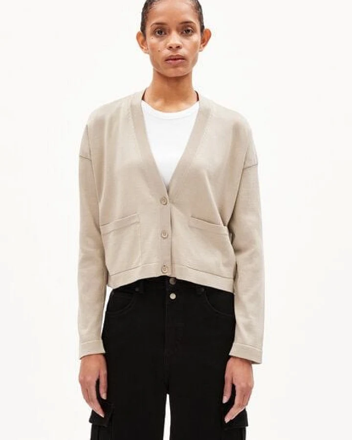 ARMEDANGELS JAAIKE PREMIUM - Damen Strickjacke Loose Fit aus Bio-Baumwolle