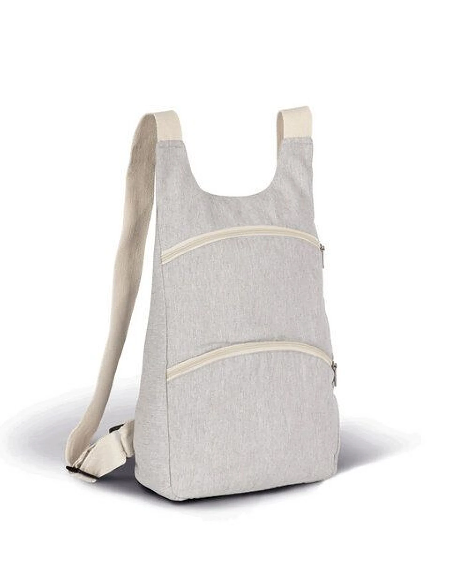 YTWOO Recycelter Rucksack Tasche auf der Rückseite – Ansicht 2