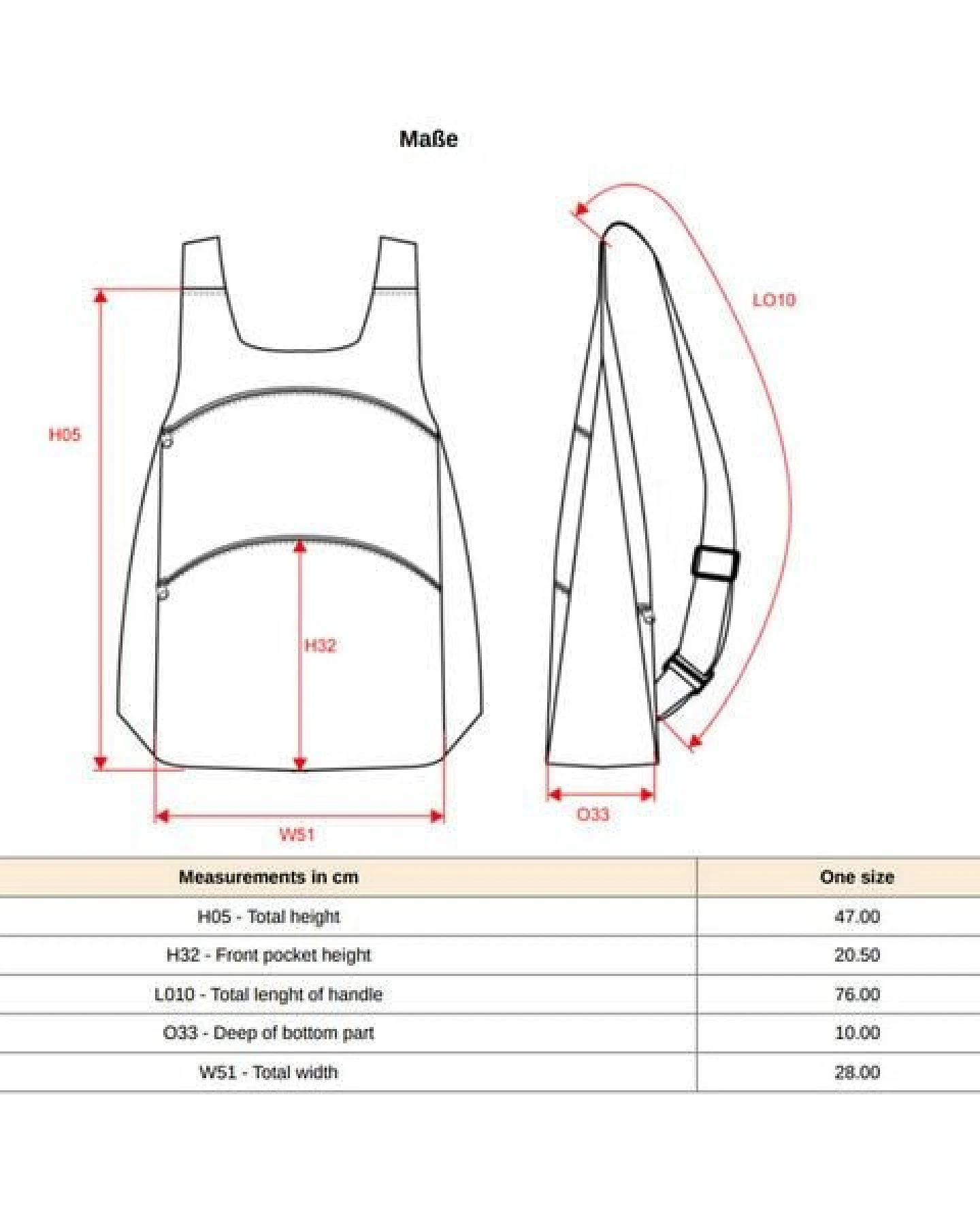 YTWOO Recycelter Rucksack Tasche auf der Rückseite – Ansicht 4