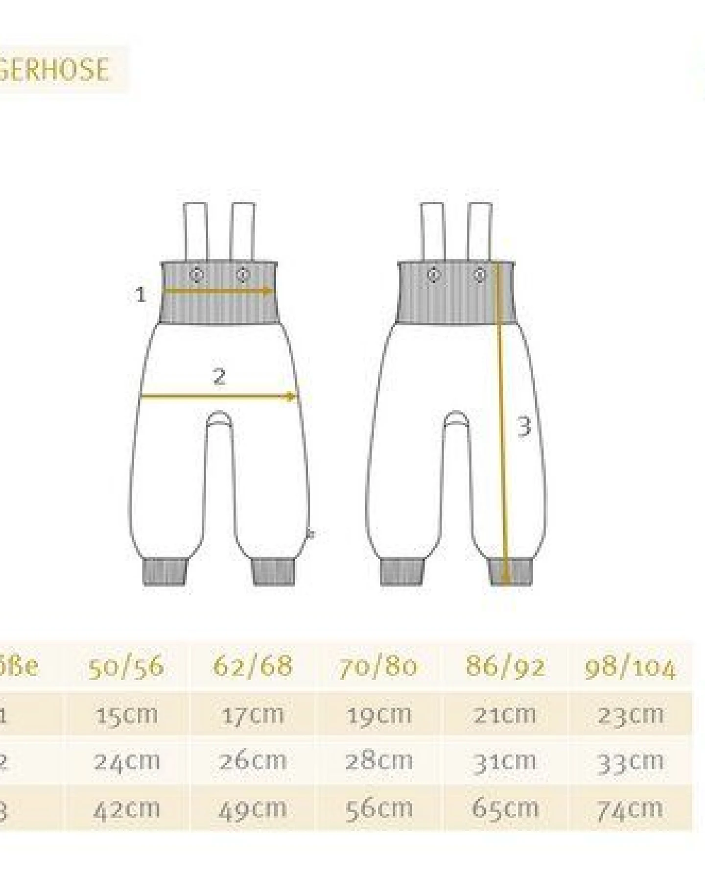 Disana Strick-Trägerhose bio Merinowolle – Ansicht 4