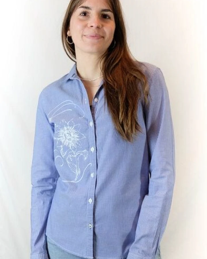 Diamond-Army Bluse Passionsblume