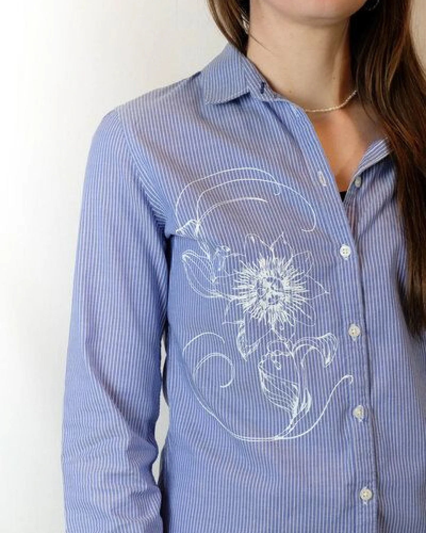 Diamond-Army Bluse Passionsblume – Ansicht 2