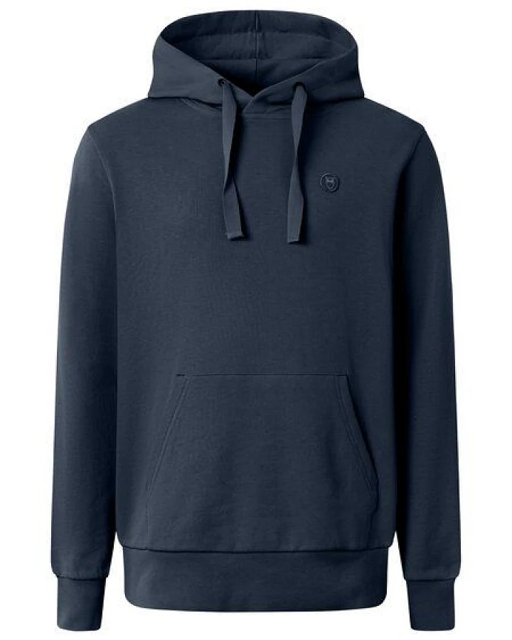 KnowledgeCotton Apparel Kapuzenpullover - ARVID basic hood badge sweat - aus Bio-Baumwolle