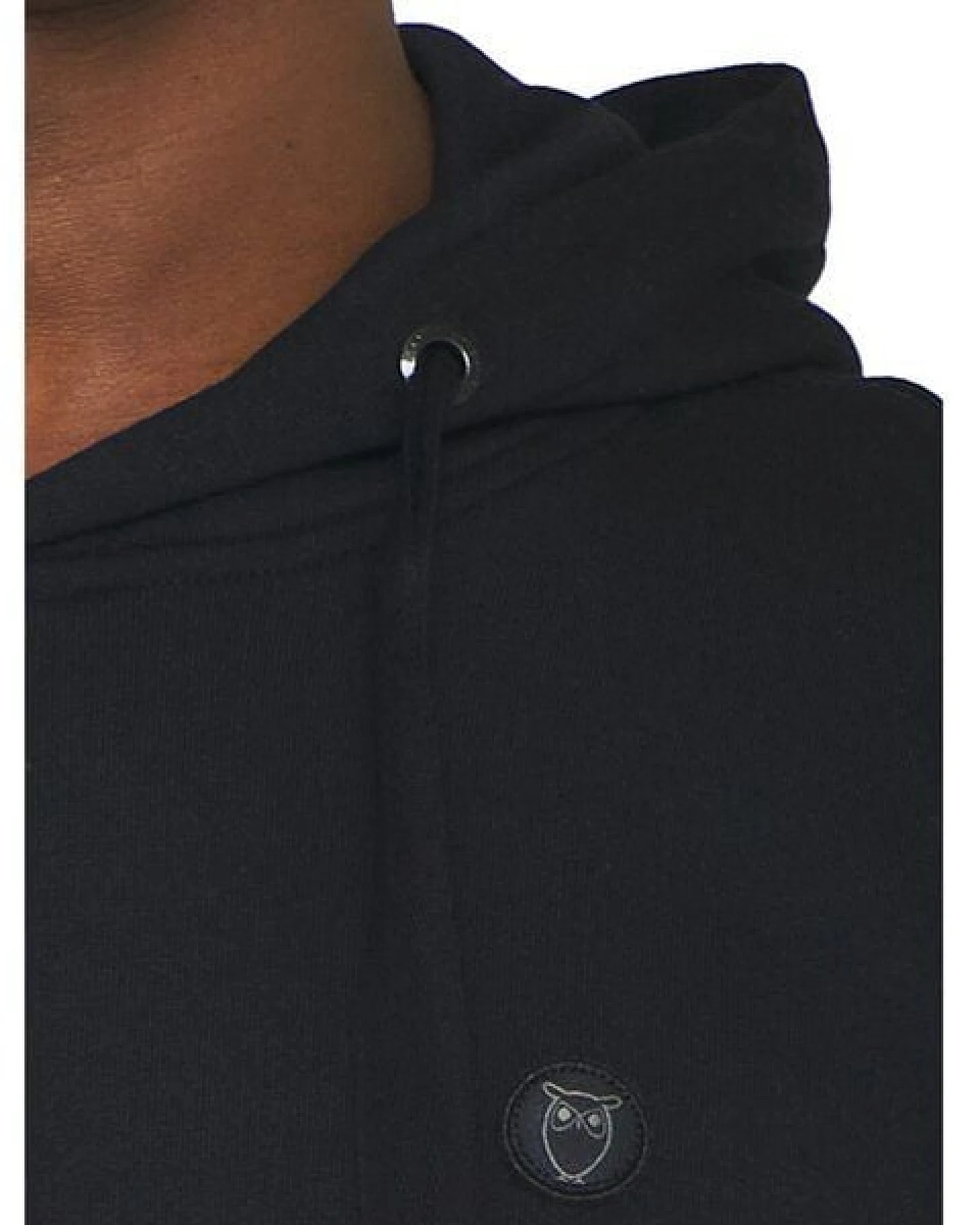 KnowledgeCotton Apparel Kapuzenpullover - ARVID basic hood badge sweat - aus Bio-Baumwolle – Ansicht 4