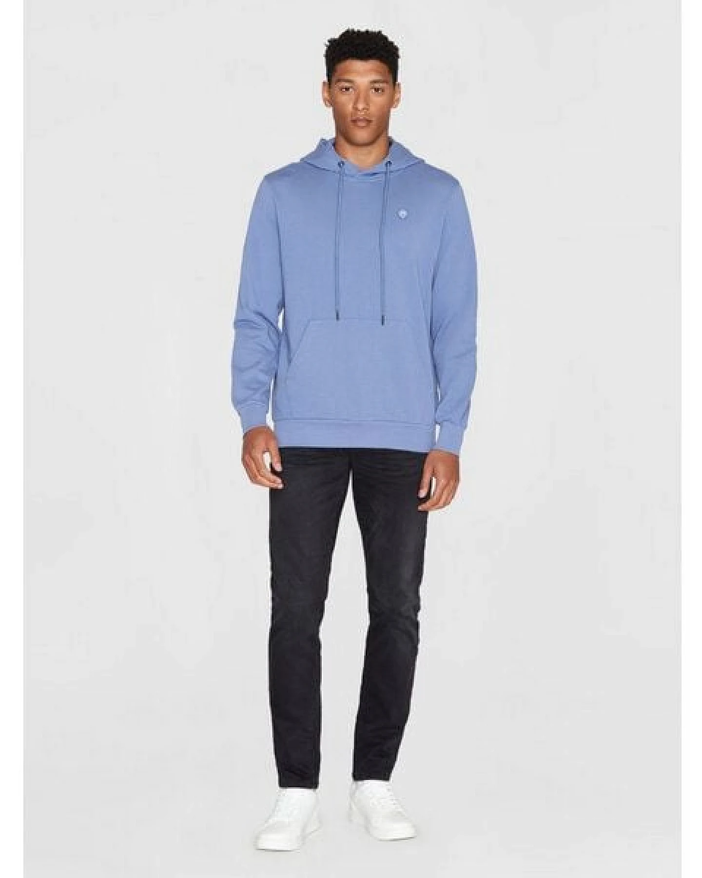 KnowledgeCotton Apparel Kapuzenpullover - ARVID basic hood badge sweat - aus Bio-Baumwolle – Ansicht 3