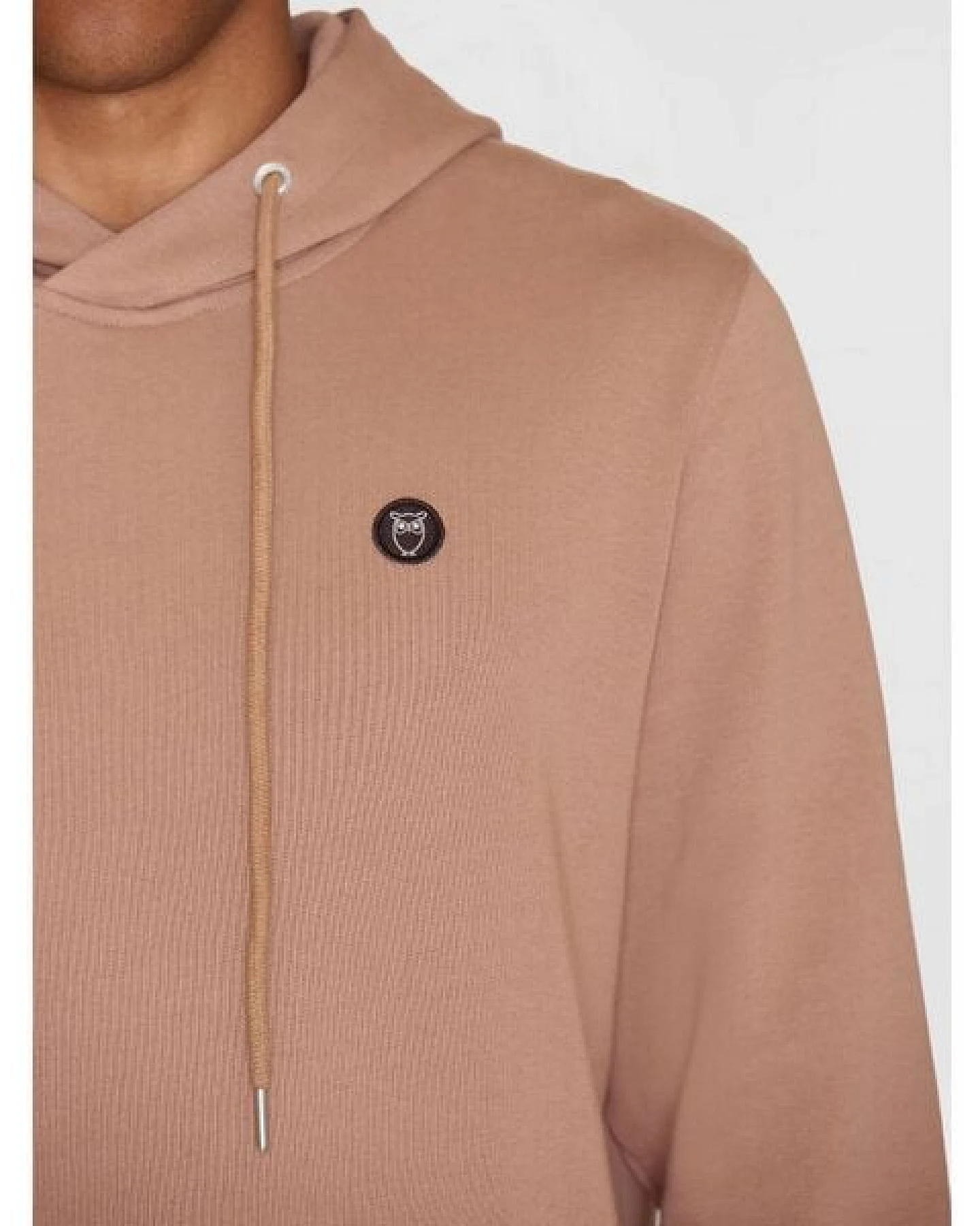 KnowledgeCotton Apparel Kapuzenpullover - ARVID basic hood badge sweat - aus Bio-Baumwolle – Ansicht 4