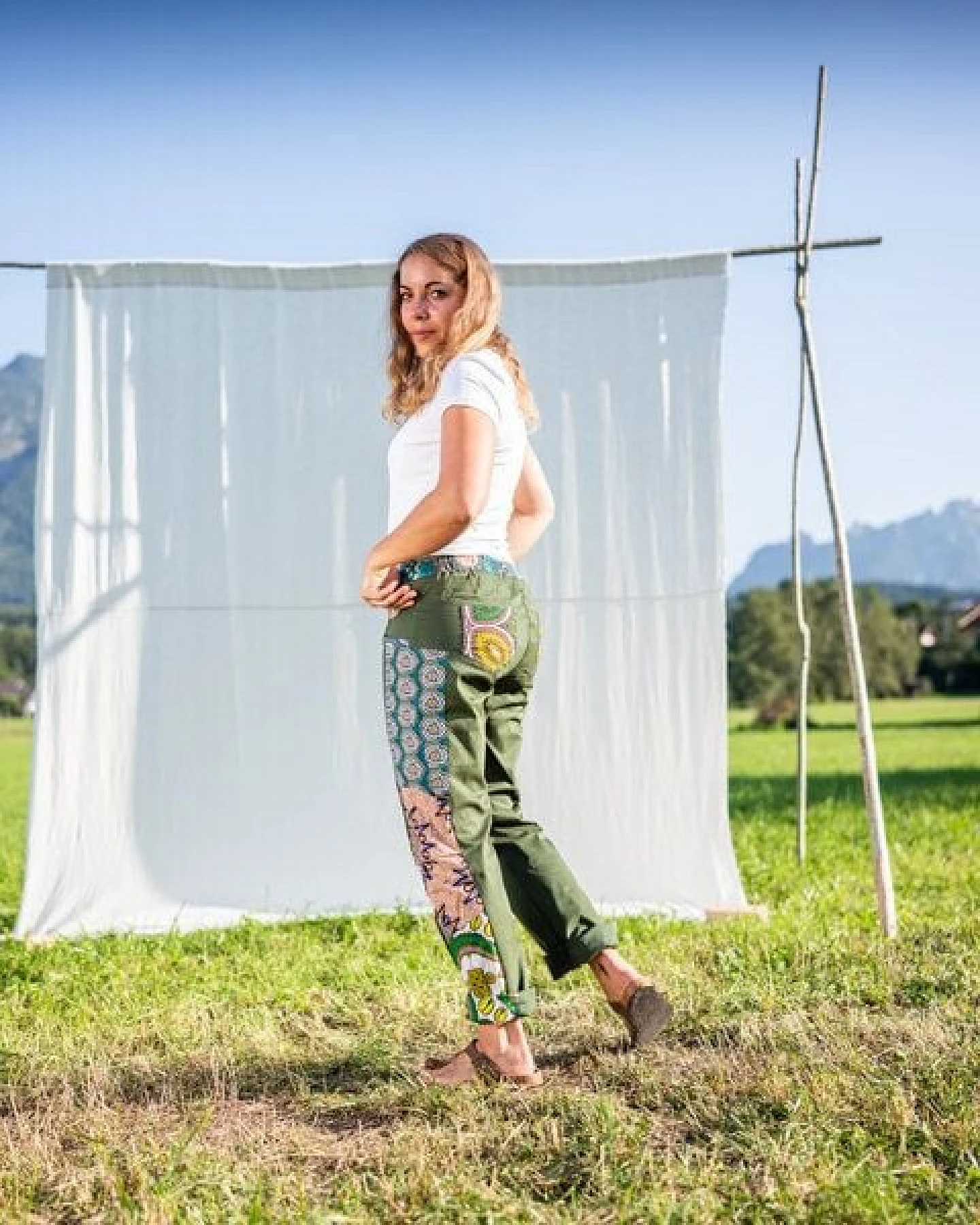 JUAdesign Kletter- und Wander Hose - OCEAN Damen, dynamisch, chic, stilvoll – Ansicht 2